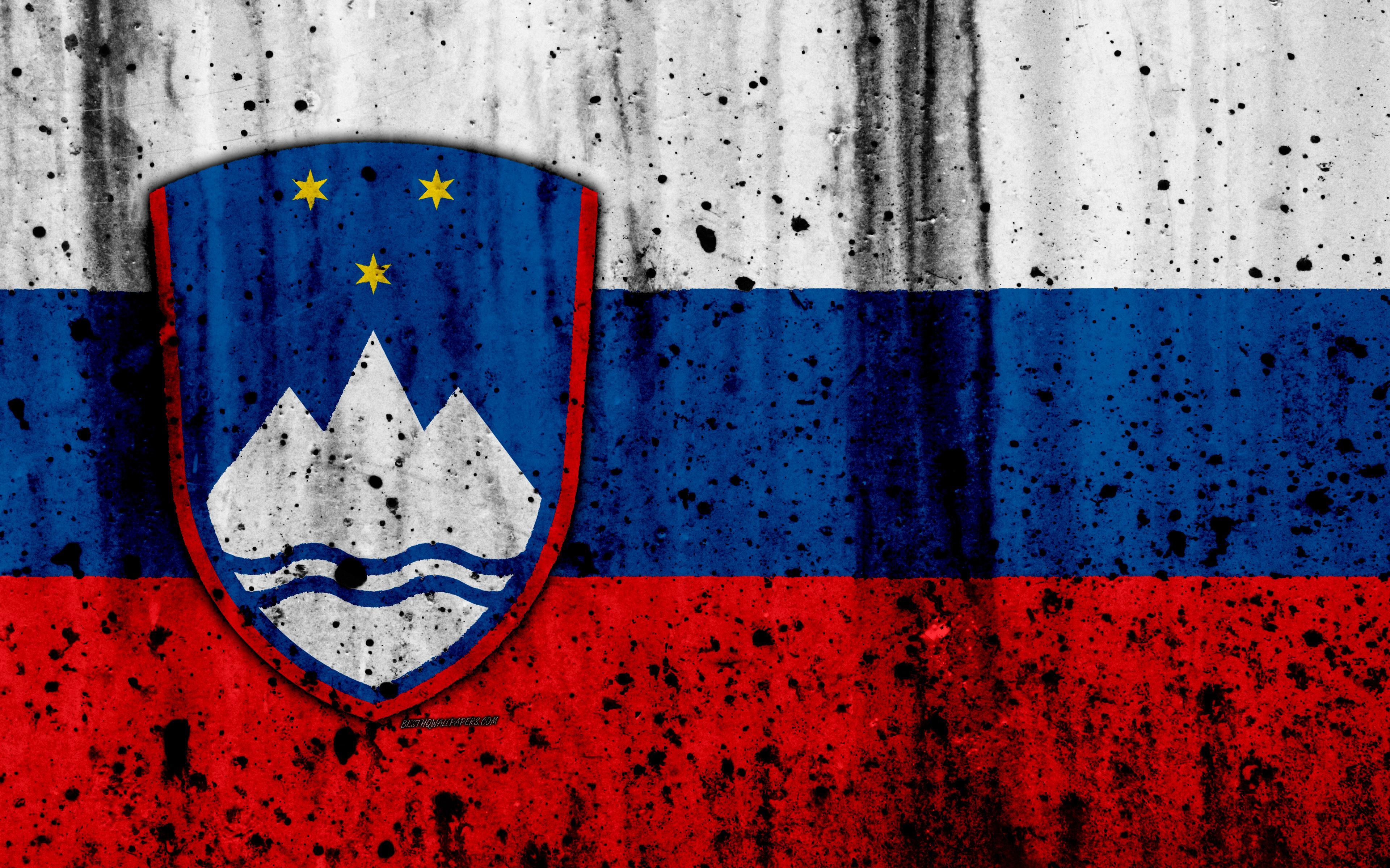 3840x2400 Slovenia Flag Wallpaper