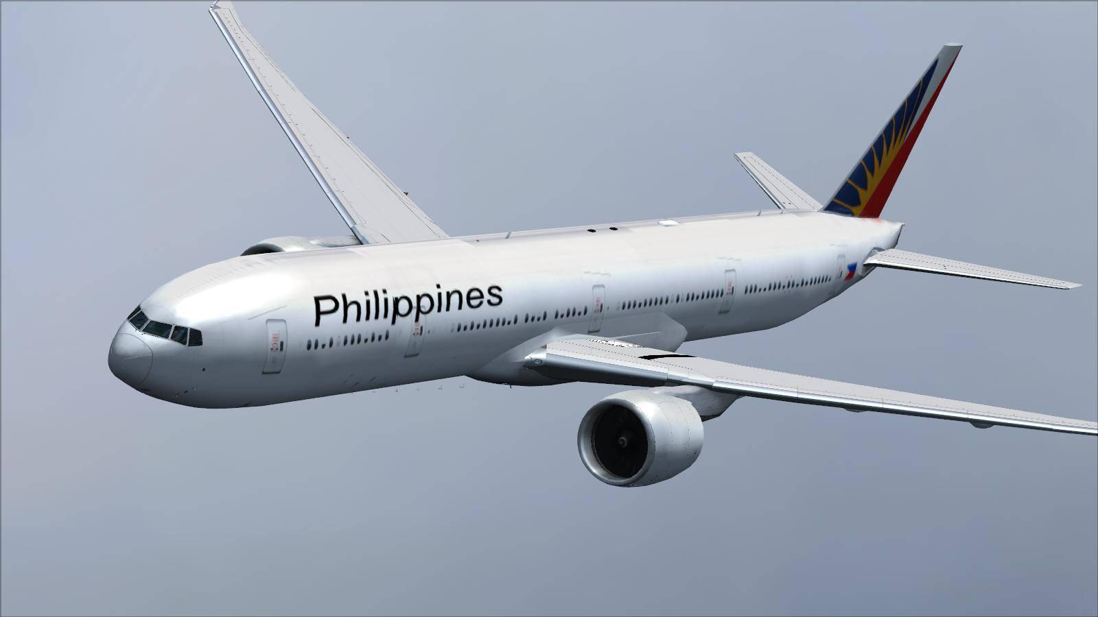 1600x900 Download Philippine Airlines White Large Flying Airplane Wallpaper
