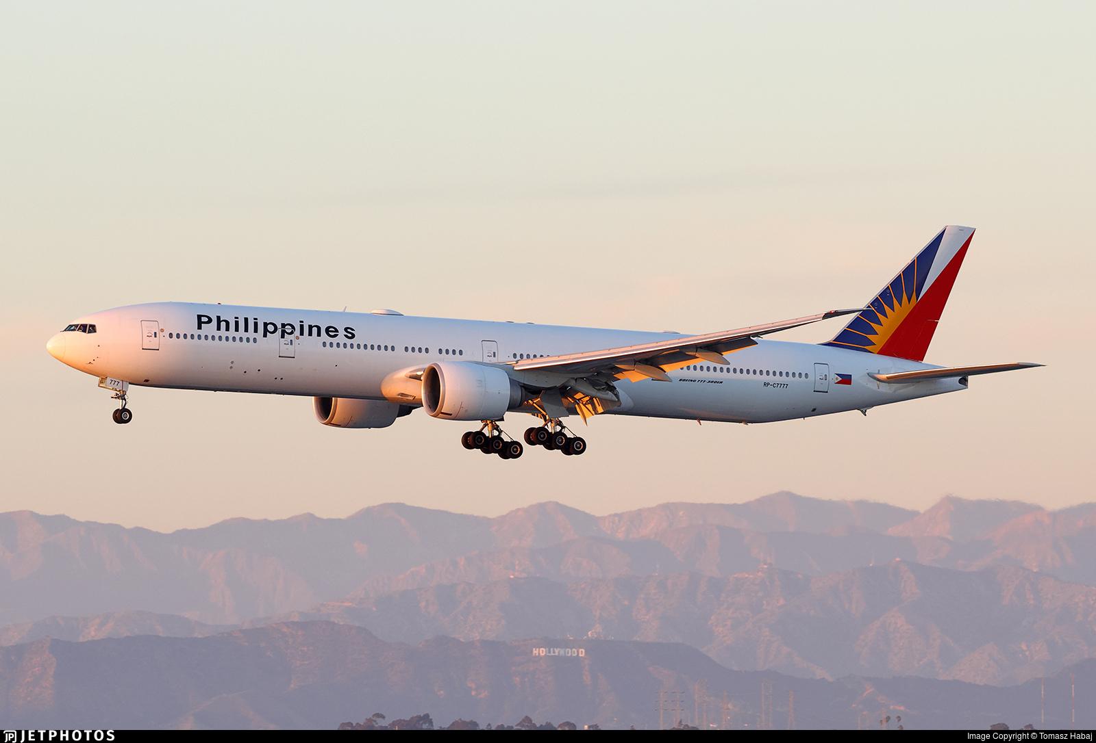 1600x1086 RP C7777. Boeing 777 36NER. Philippine Airlines