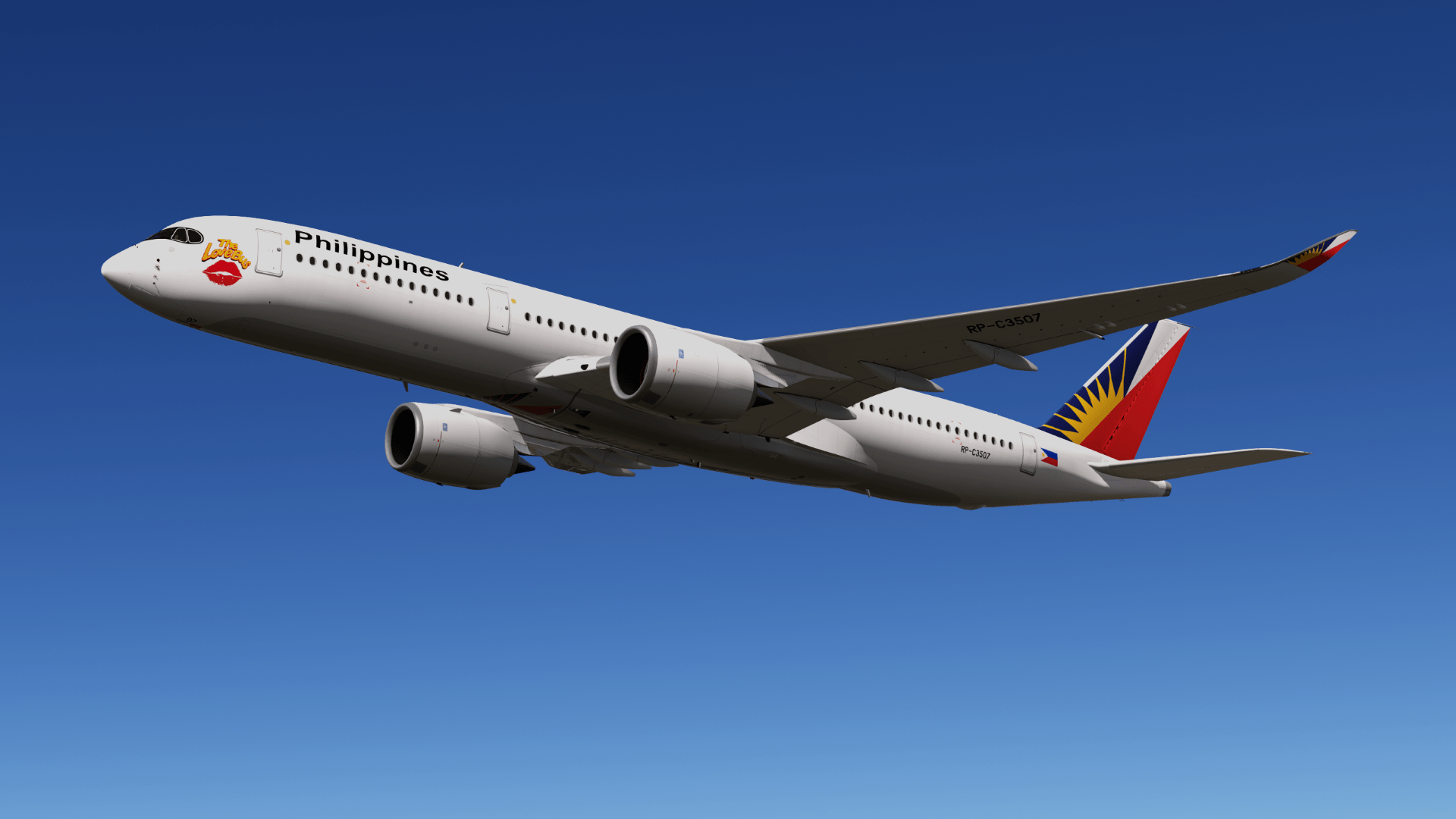 1920x1080 Philippine Airlines A350 (RP C RP C3507)