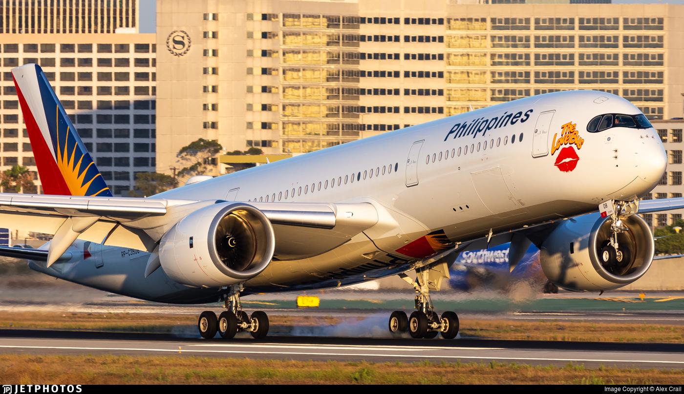 1400x807 RP C3508. Airbus A350 941. Philippine Airlines