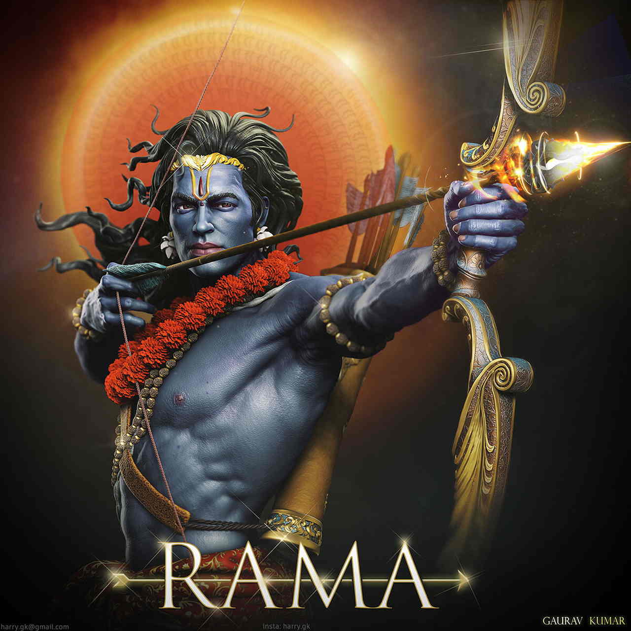 1280x1280 Shri Ram Wallpaper [HD] Ram Wallpaper