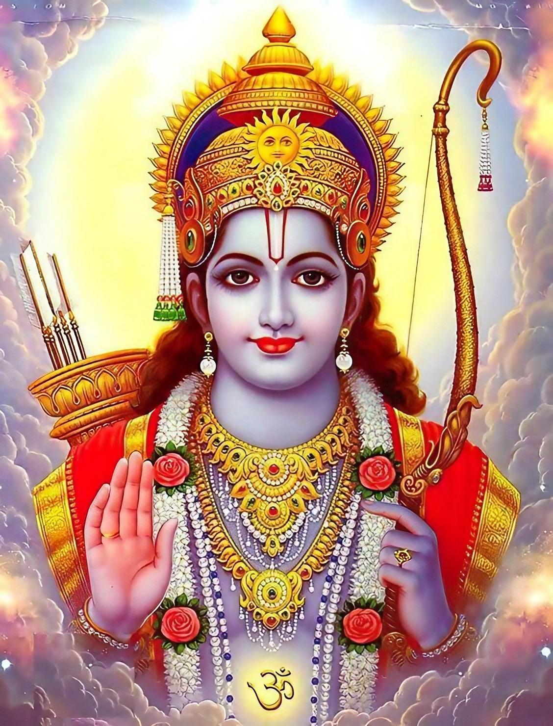 1128x1480 Shree ram 4k Wallpaper Download