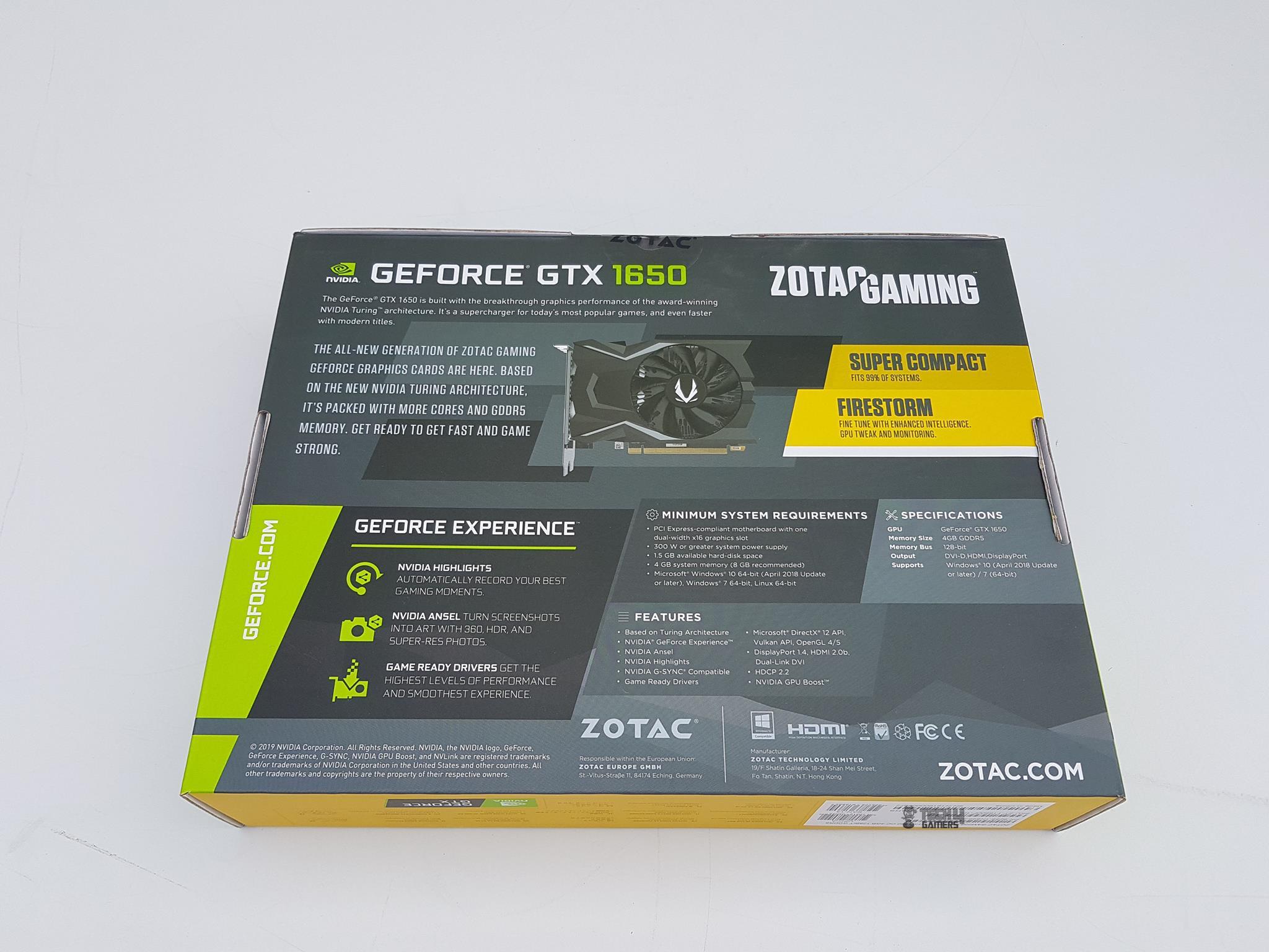 2048x1536 ZOTAC GeForce GTX 1650 OC Edition Review