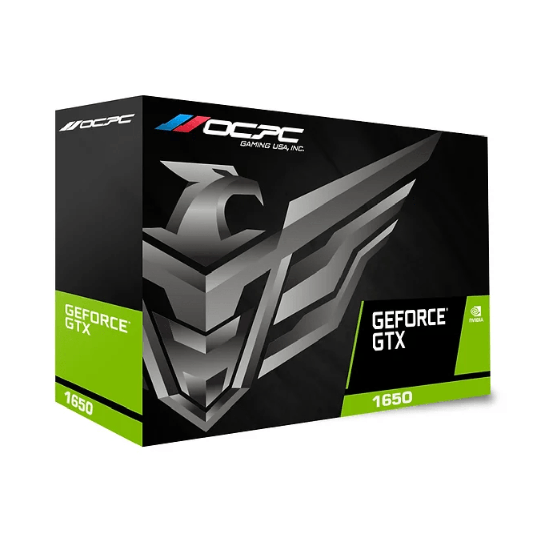 1080x1080 OCPC GTX 1650 4GB GDDR6 192 BIT GRAPHICS CARD