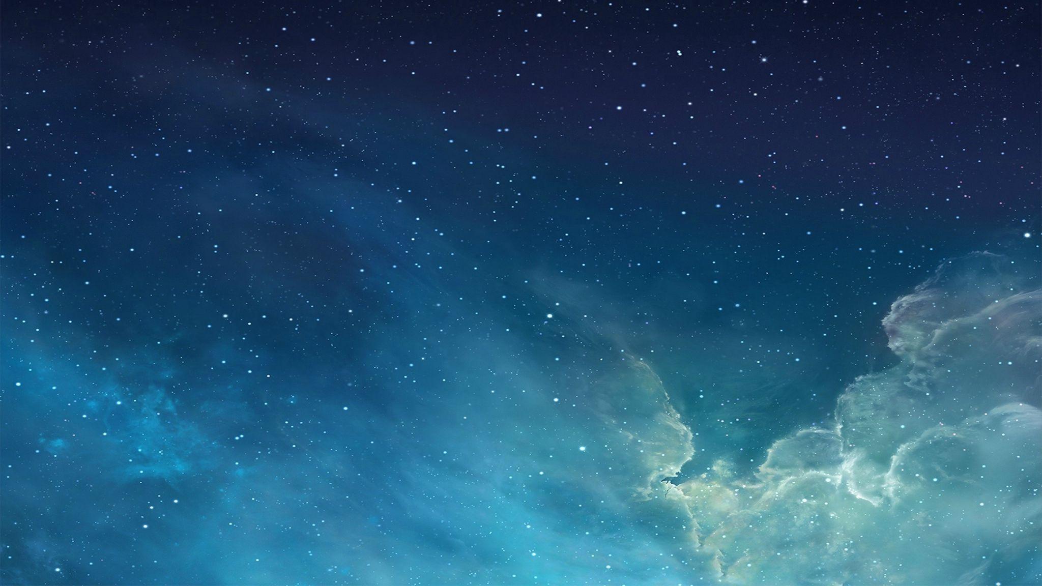 2048x1152 Download wallpaper 2048x1152 sky, stars, clouds, abstract ultrawide