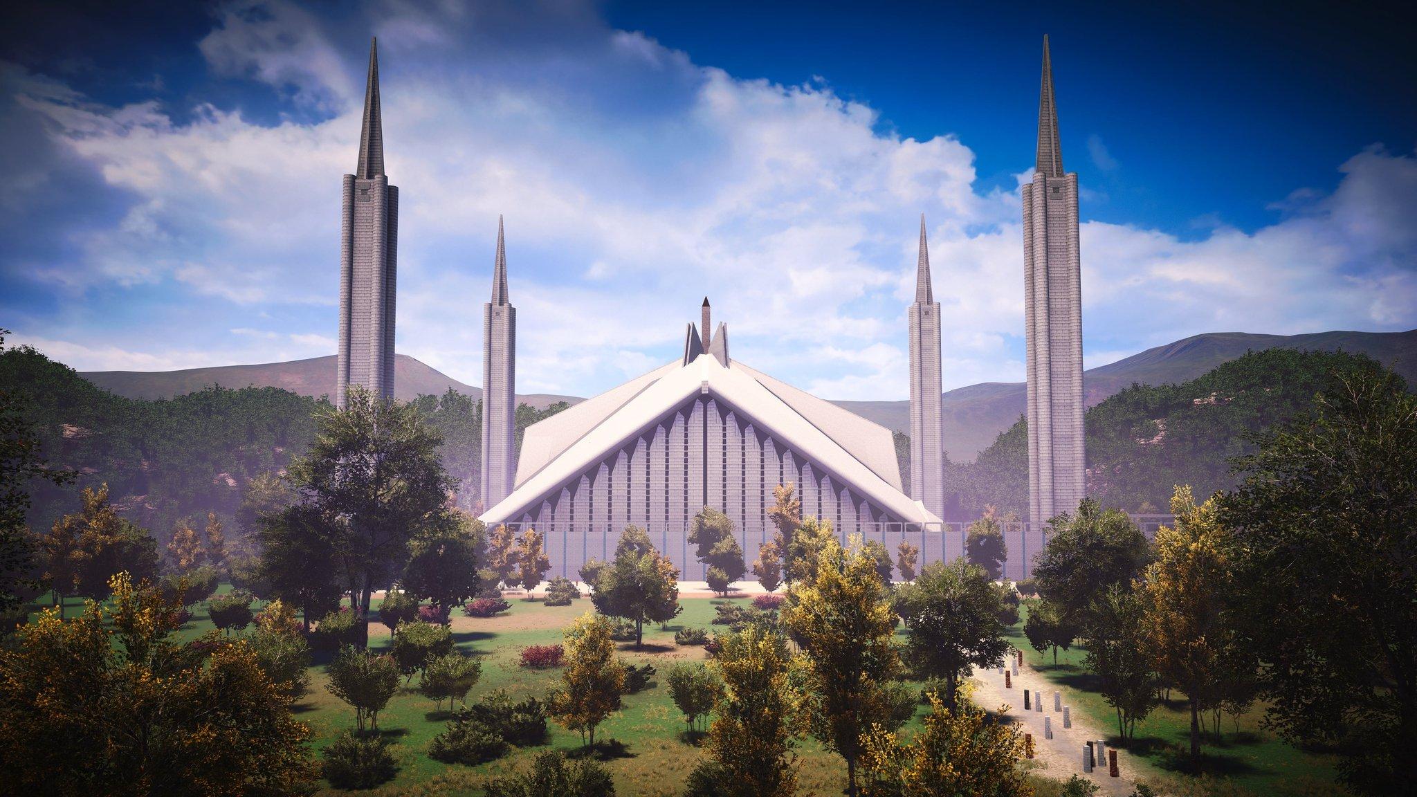 2048x1152 Mojoswoptops made Faisal Mosque, Pakistan in Far Cry 5! #farcry5 #ps5 #XboxOne #XboxSeriesS #XboxSeriesX #videogame #gaming #videogames #gamedesign #gamedev #pakistan #pakistani #pakistan_pics #pakistanpics #pakistanart