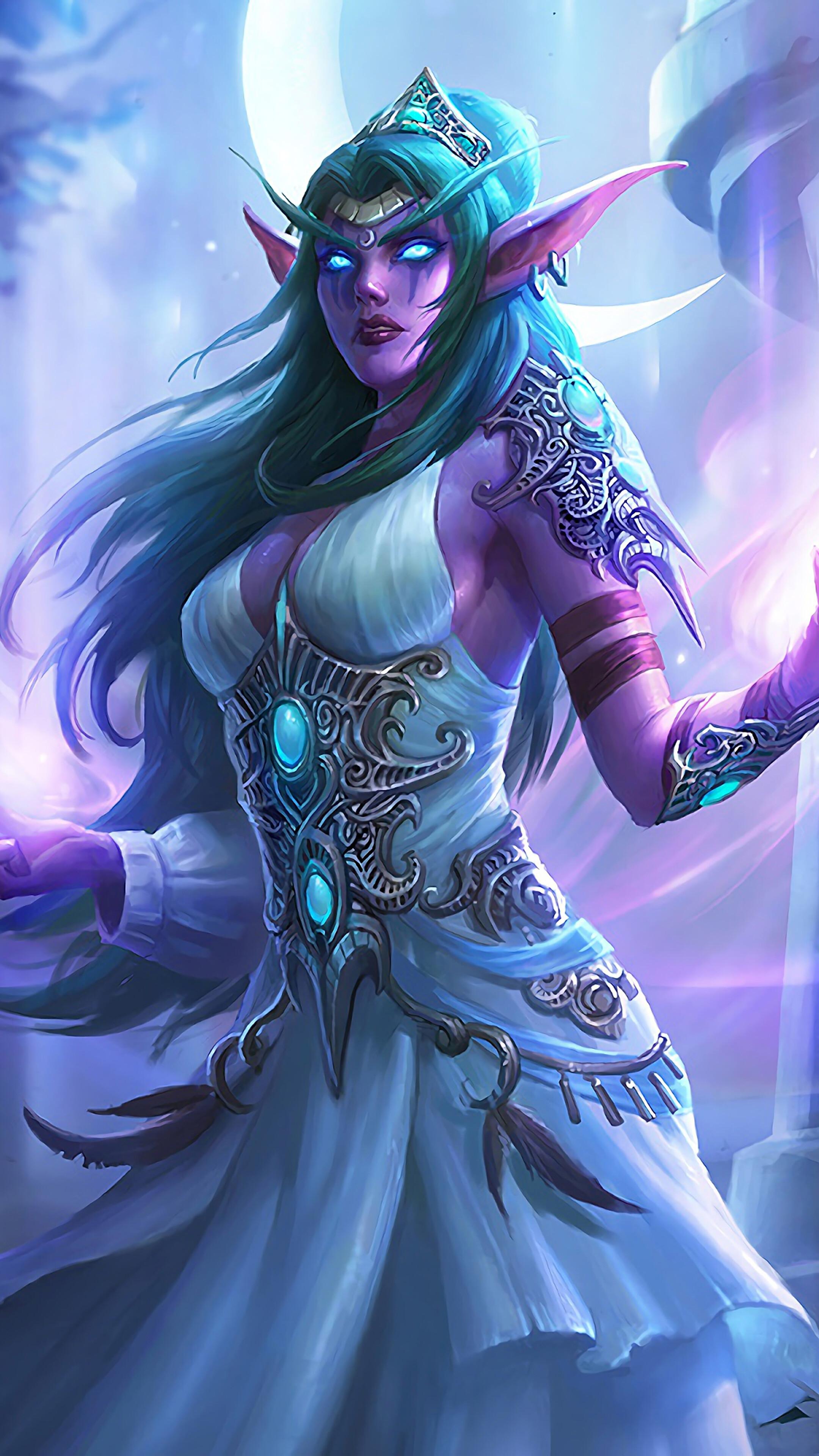 2160x3840 Tyrande Whisperwind, WoW, 4k Gallery HD Wallpaper