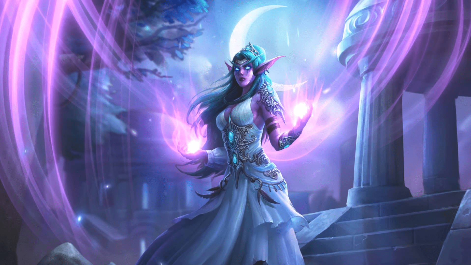 1917x1077 Hero: Tyrande Whisperwind Artist: Blizzard Entertainment. World of warcraft, Warcraft art, World of warcraft characters