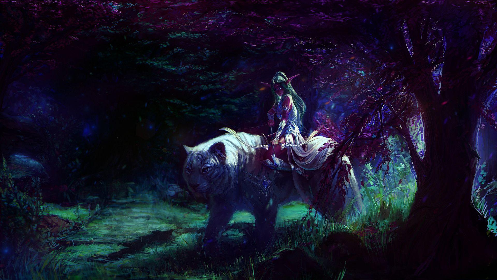 1920x1080 Tyrande Whisperwind. World of warcraft, World of warcraft wallpaper, Warcraft