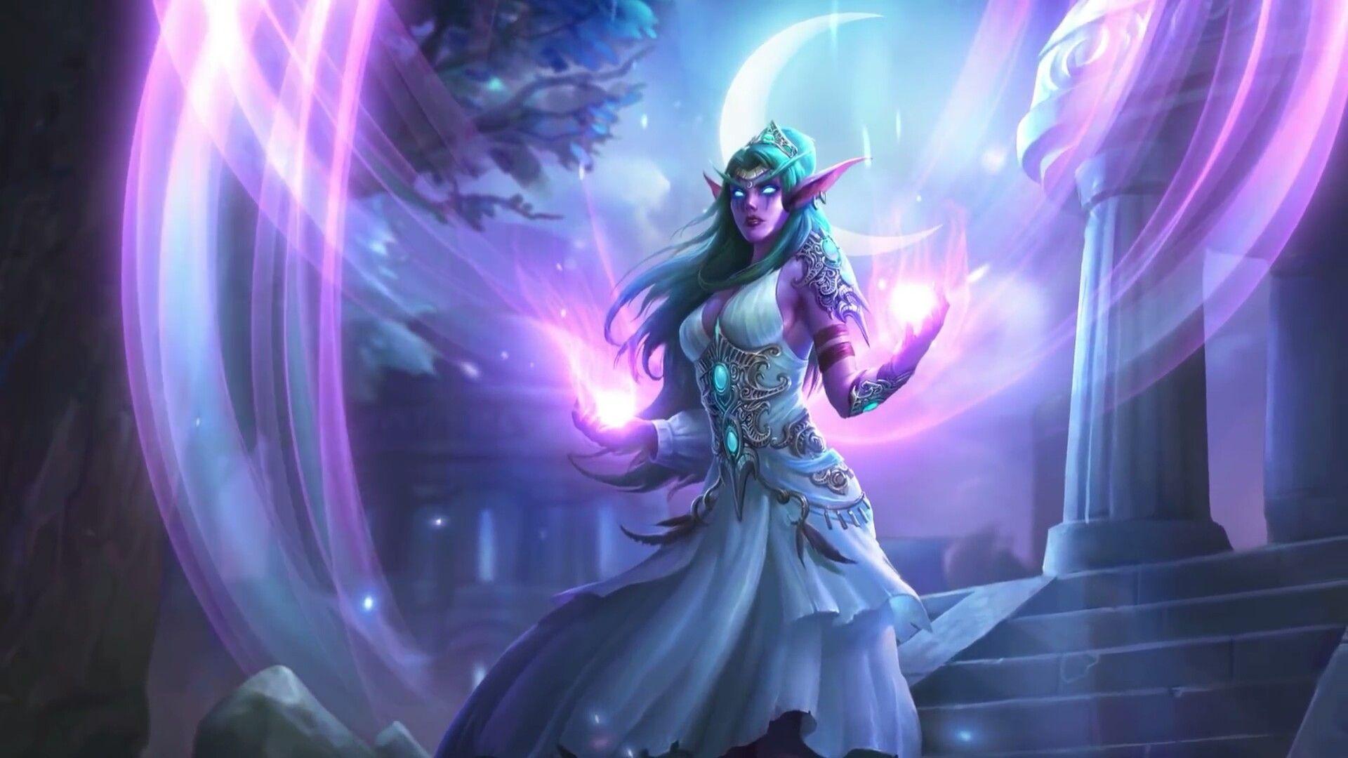 1920x1080 High Priestess Tyrande Whisperwind. World of warcraft, Warcraft art, World of warcraft characters