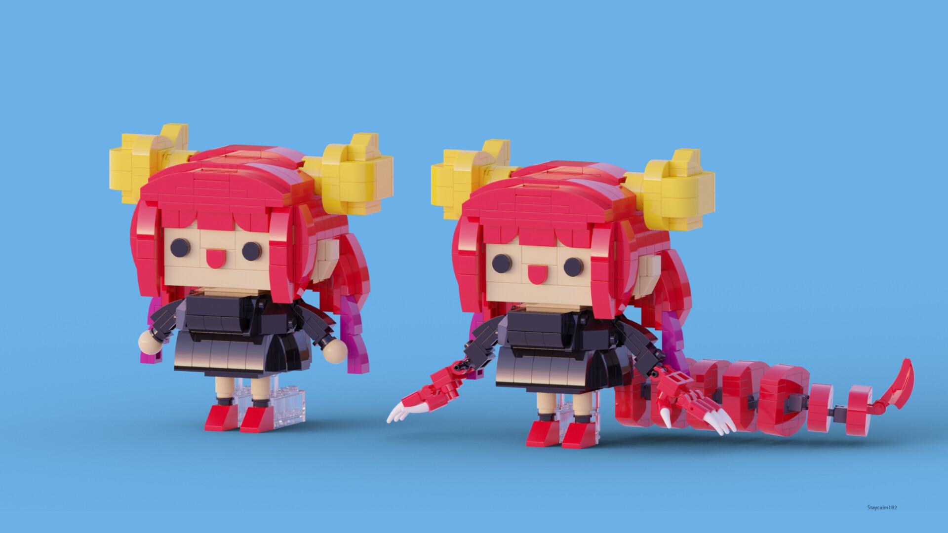 1920x1080 LEGO MOC Kobayashi's Dragon Maid