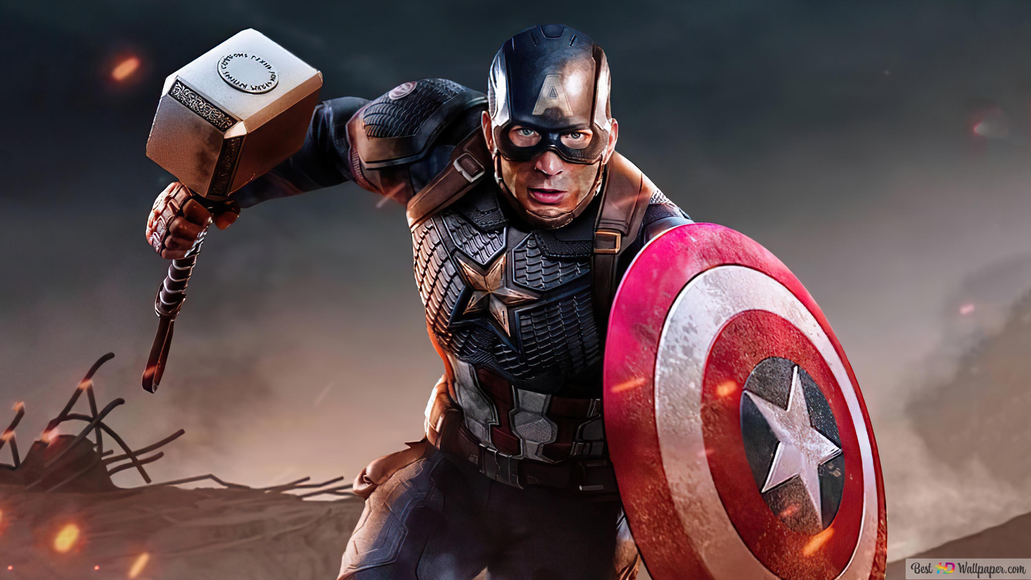 Captain America With Mjolnir Wallpapers Top Free Captain America With Captain America With Mjolnir Wallpapers Top Free Captain America With