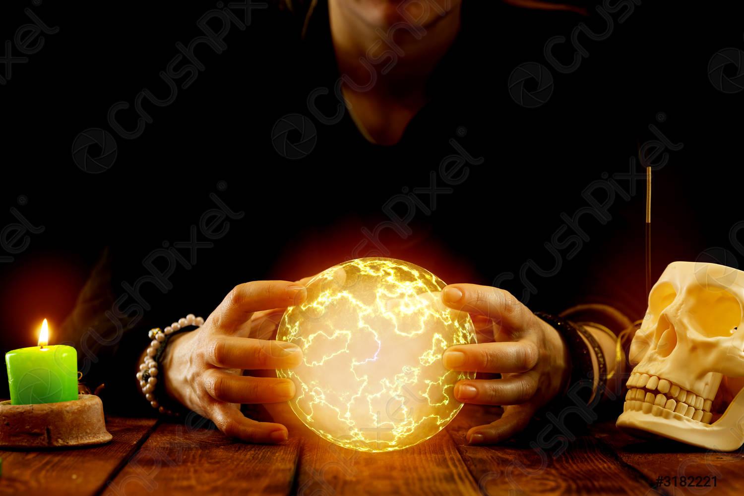 1500x1001 A Fortune Teller Or Oracle With Objects For Fortune Telling