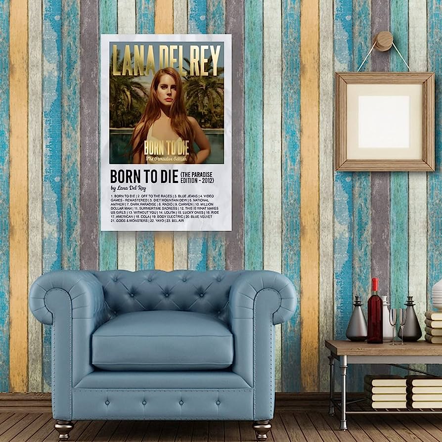 894x894 YWVWY Lana Del Rey Born to Die Poster Paradise Edition Polaroid Ablum Cover Canvas Wall Art 16x24inch(40x60cm): Posters & Prints
