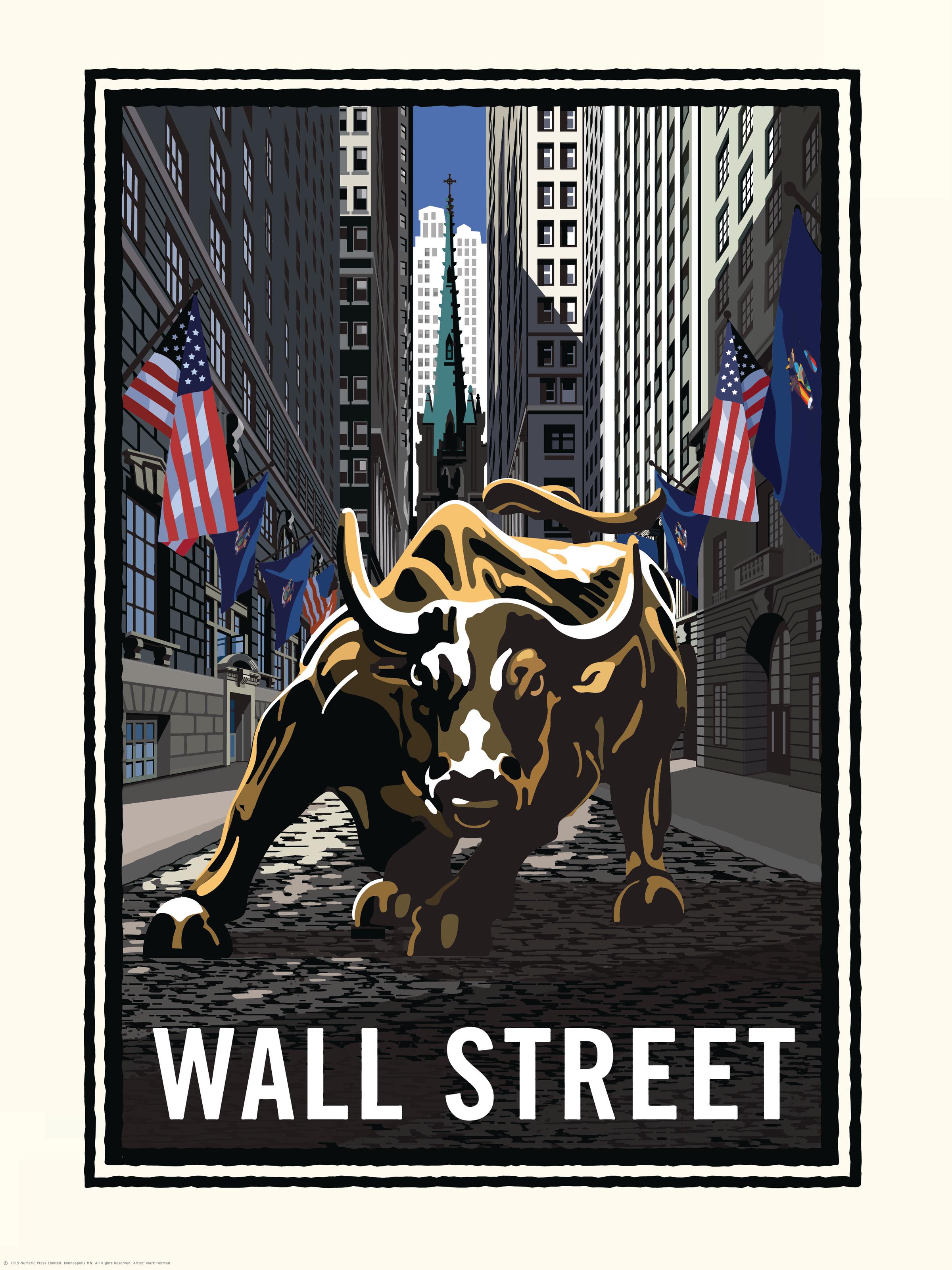 2400x3200 Wall Street Bull NYC Wall Mural Your Way