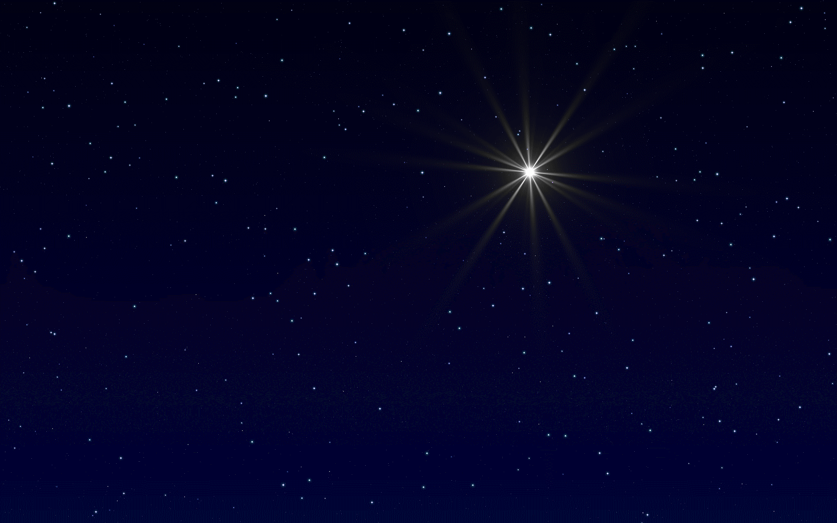 Hình nền ngôi sao Giáng sinh 1680x1050