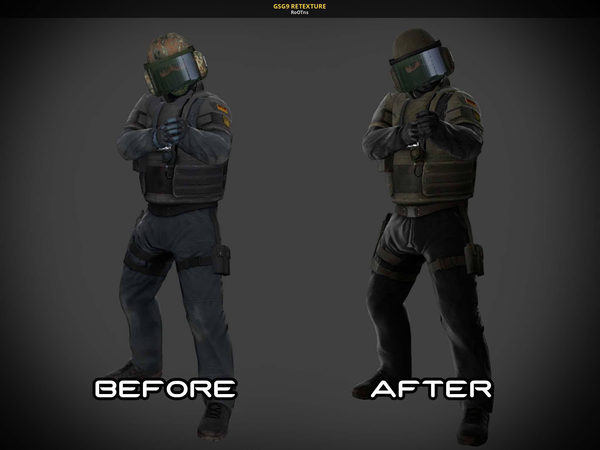 2048x1536 GSG9 RETEXTURE [Counter Strike: Global Offensive] [Mods]