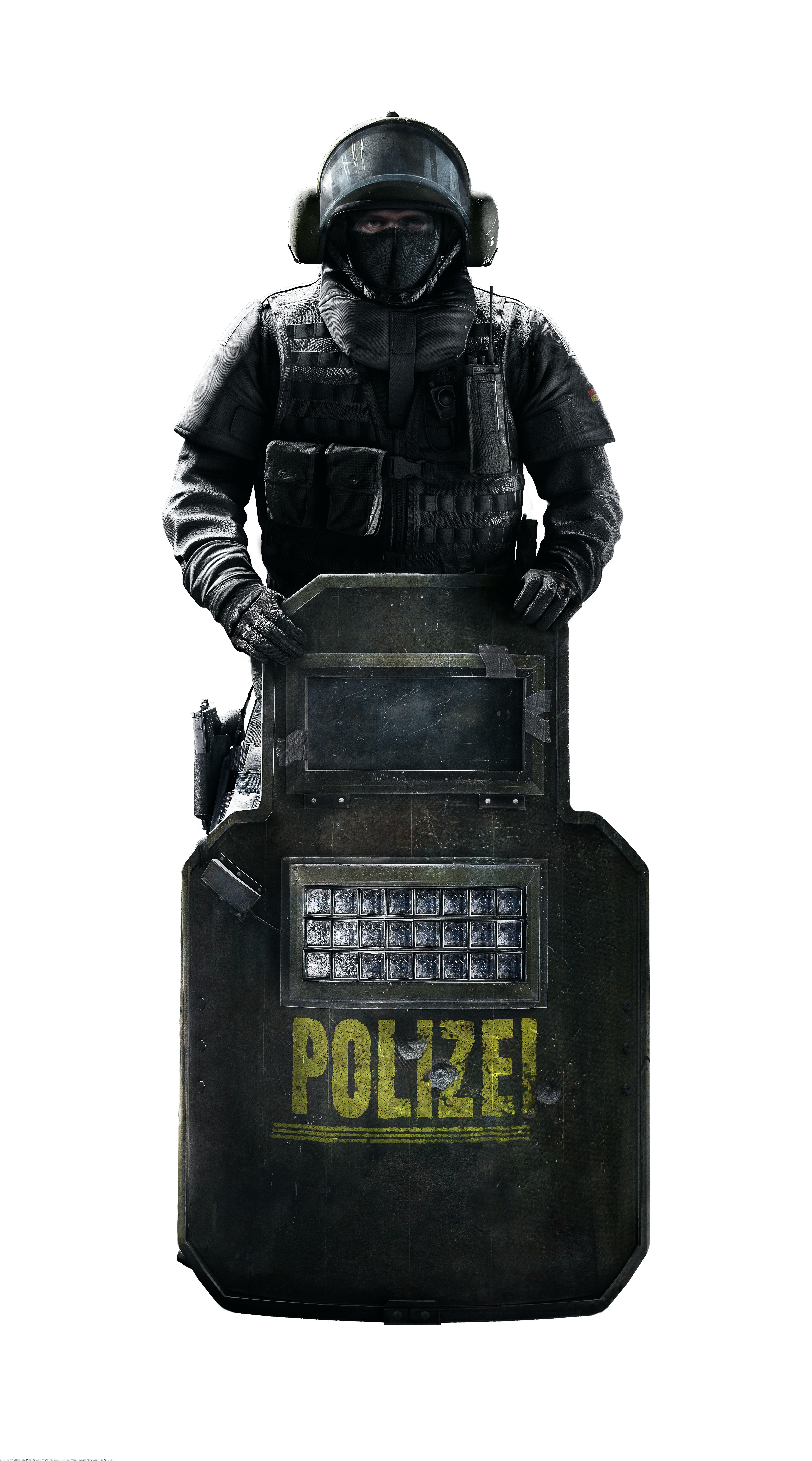 5560x10000 4K, 5K, Blitz, GSG Tom Clancy's Rainbow Six Siege, Masks, German, Shield, Police, White background Gallery HD Wallpaper