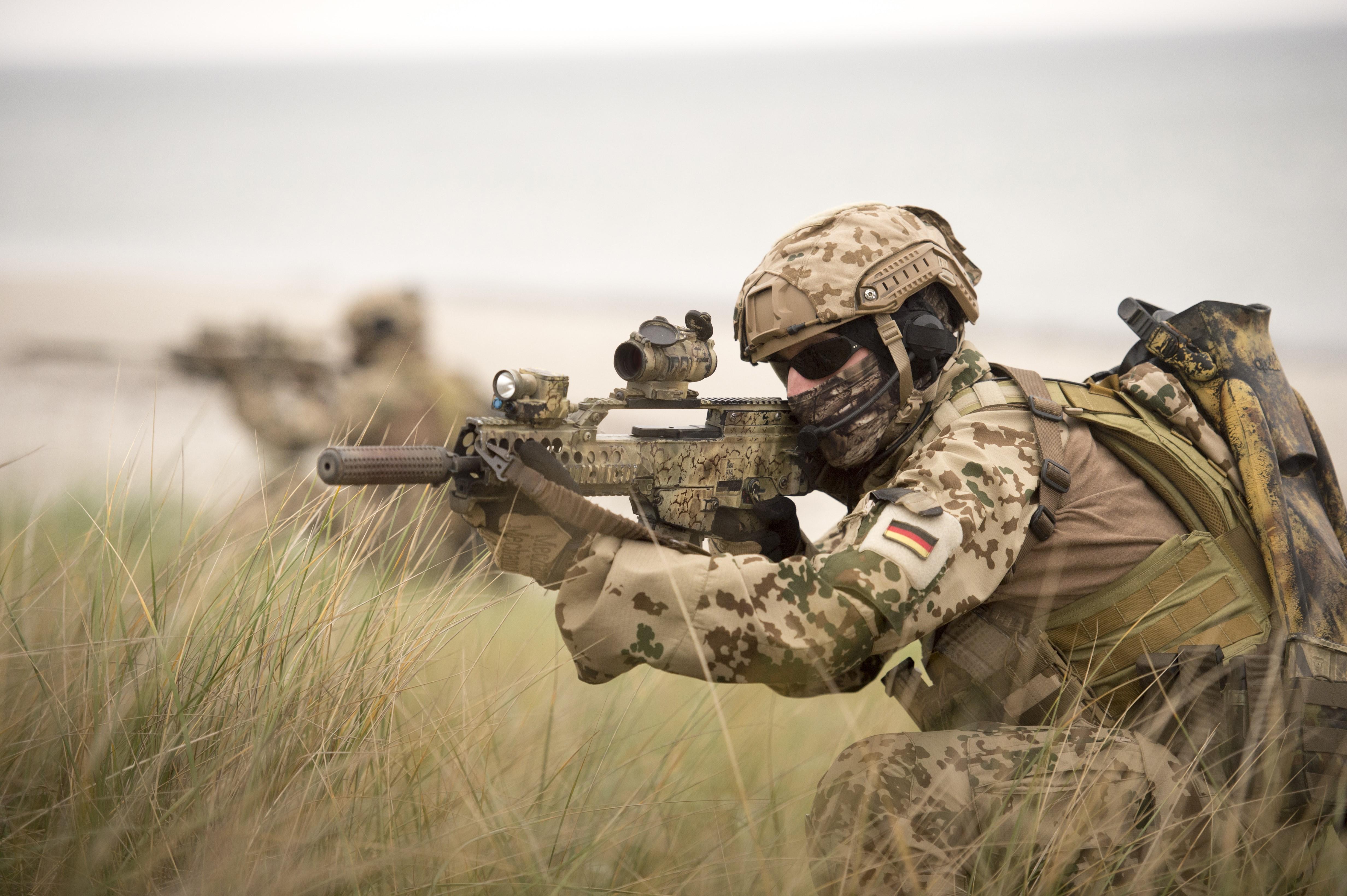 4928x3280 4K, Soldiers, Assault rifle, Special Forces, German Gallery HD Wallpaper