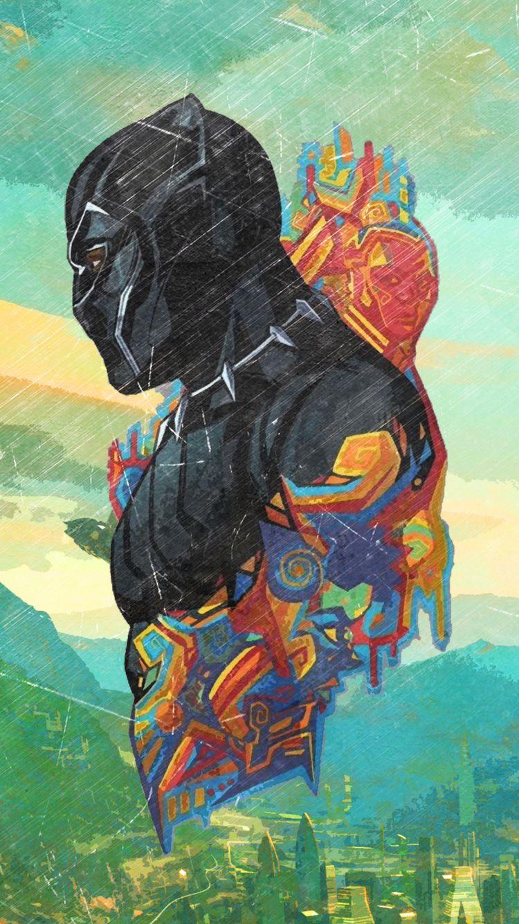 750x1334 Black Panther Promo Art iPhone iPhone 6S, iPhone 7 HD 4k