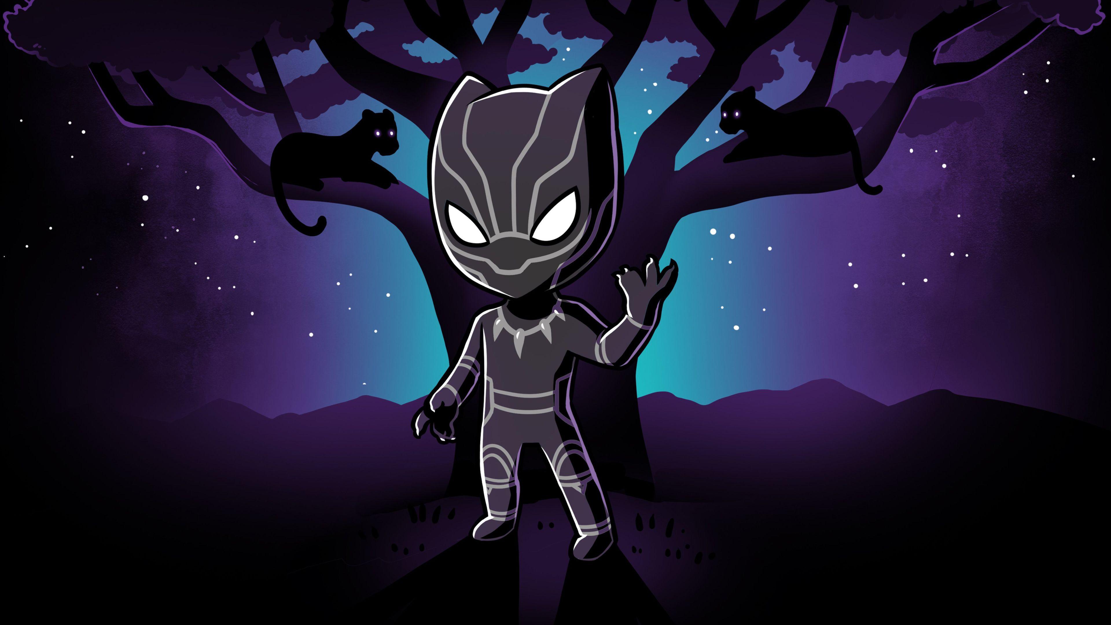 3840x2160 Wallpaper 4k Black Panther 4k Art 4k Wallpaper, Artwork Wallpaper