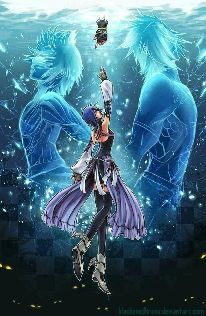 Kingdom Hearts Aqua Wallpapers Top Free Kingdom Hearts Aqua Backgrounds Wallpaperaccess