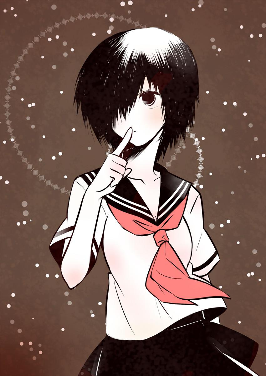 850x1202 urabe mikoto (nazo no kanojo x) drawn by shuuhei_(shoohey)