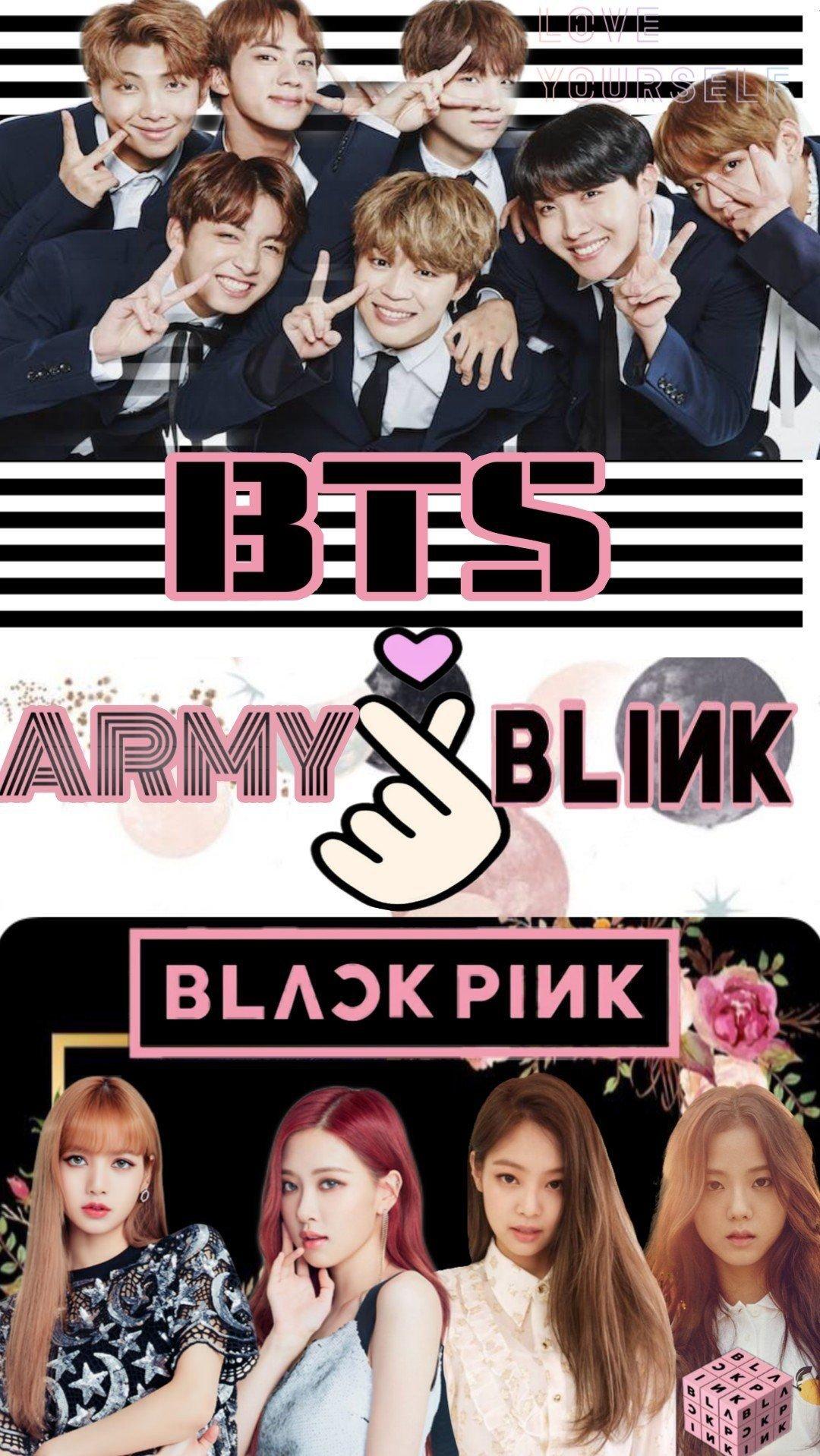 1080x1918 Bts And Blackpink Work Wallpaper Download