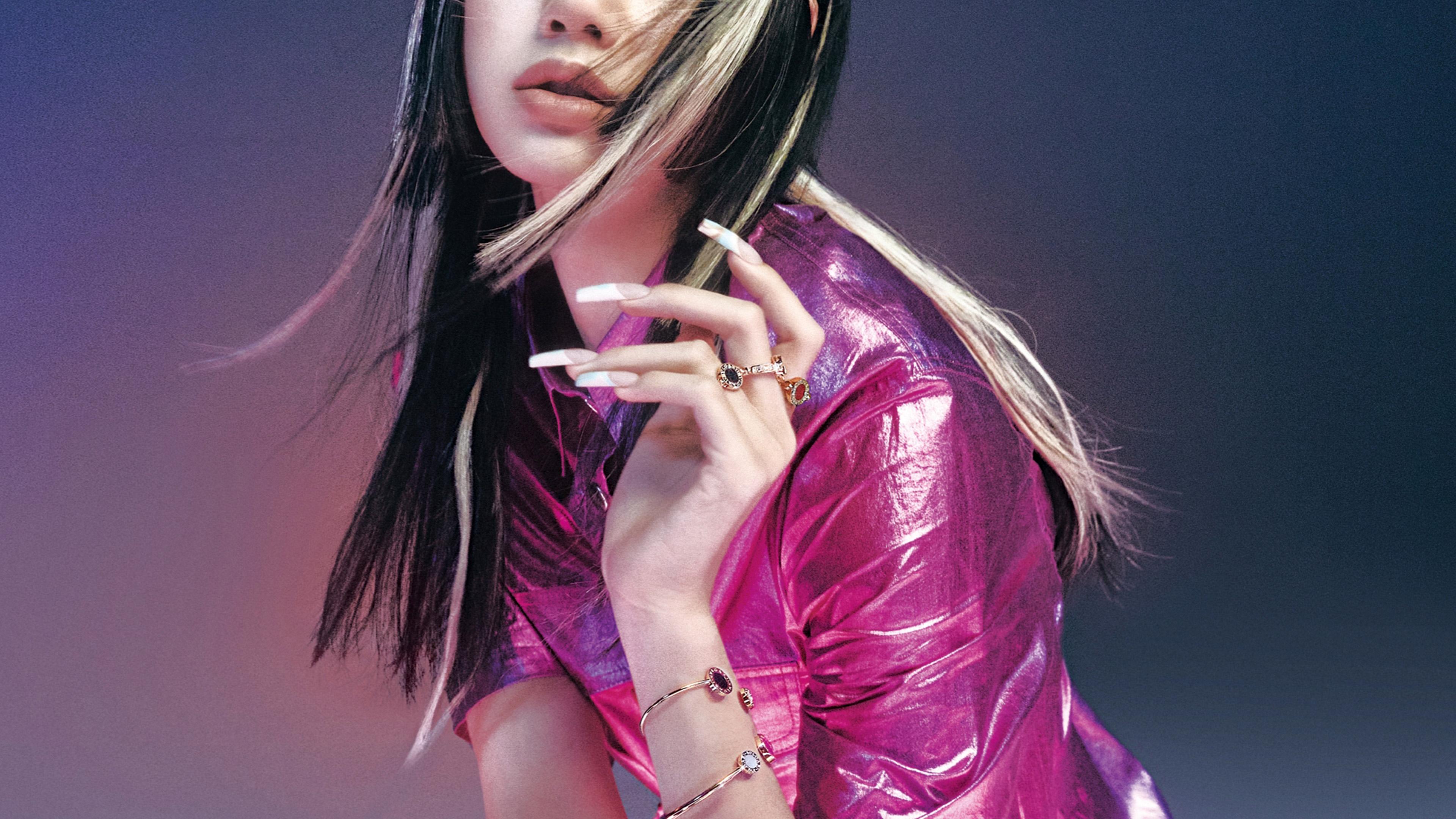 3840x2160 wallpaper for desktop, laptop. blackpink girl kpop lisa dark