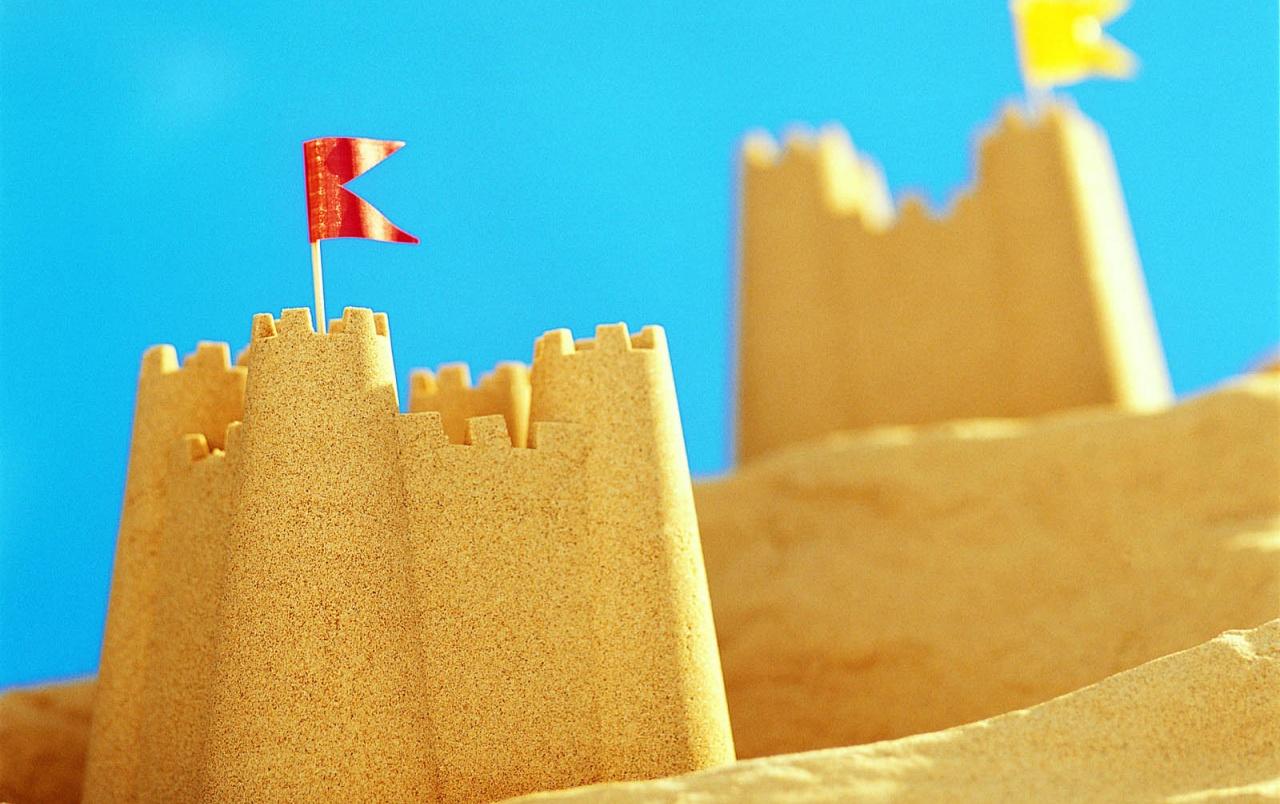 1280x804 Sand Castle wallpaper. Sand Castle