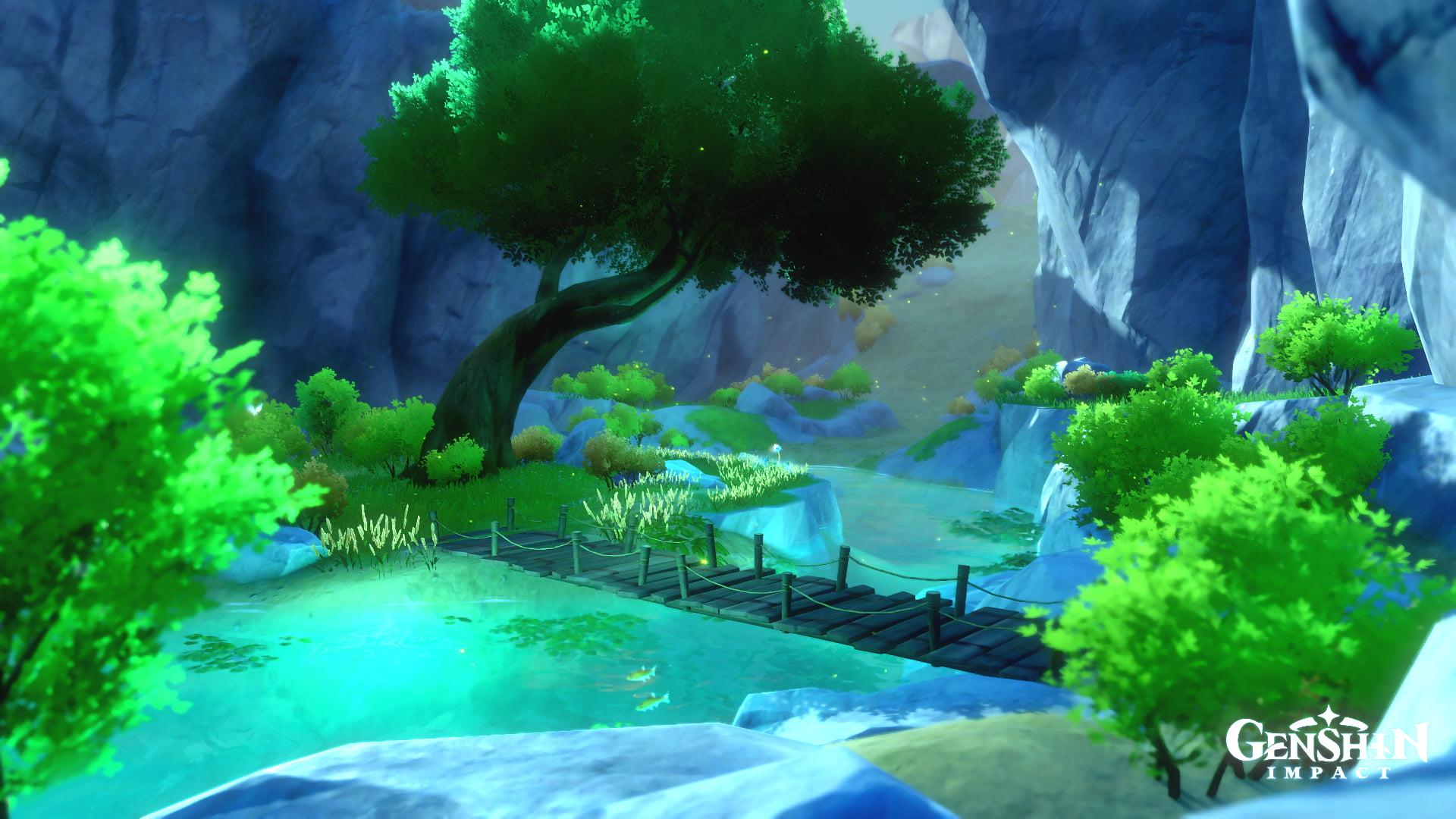 1920x1080 Wallpaper / video game art, landscape, 1080P, Genshin, Genshin Impact free download