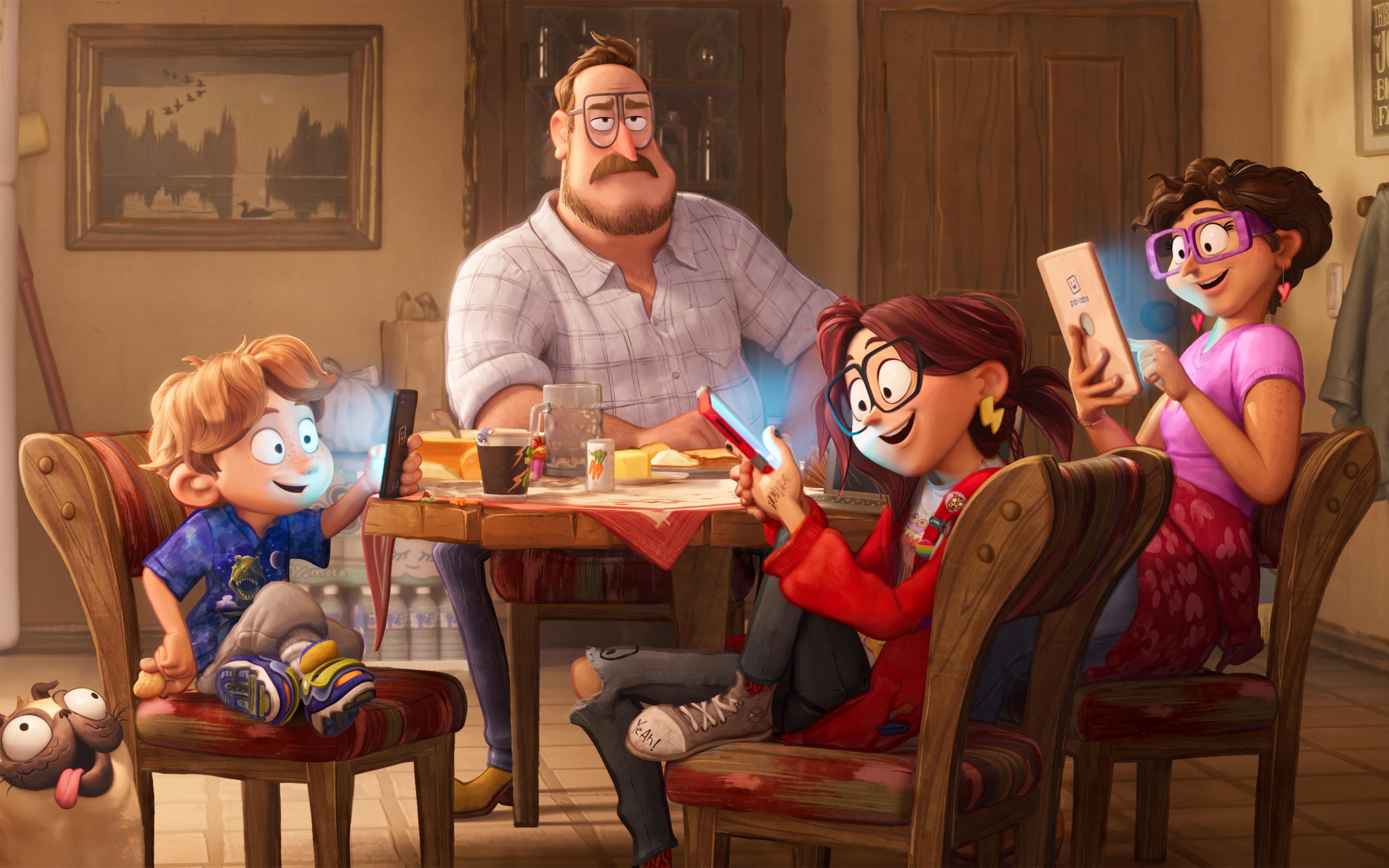 3200x2000 Wallpaper. Movies. Photo. Picture. The Mitchells Vs The Machines, Computer Animated Science Fiction Comedy Film, Sony Picture Animation