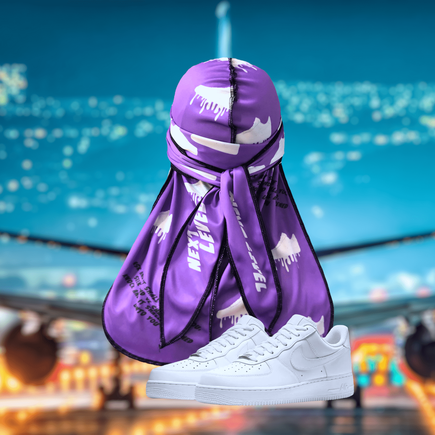 1445x1445 AF1 (Purple) Durag