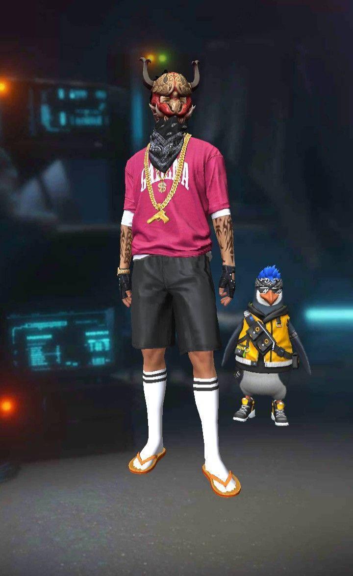 720x1176 Download Free Fire Hip Hop Bundle With Mr.Waggor Wallpaper