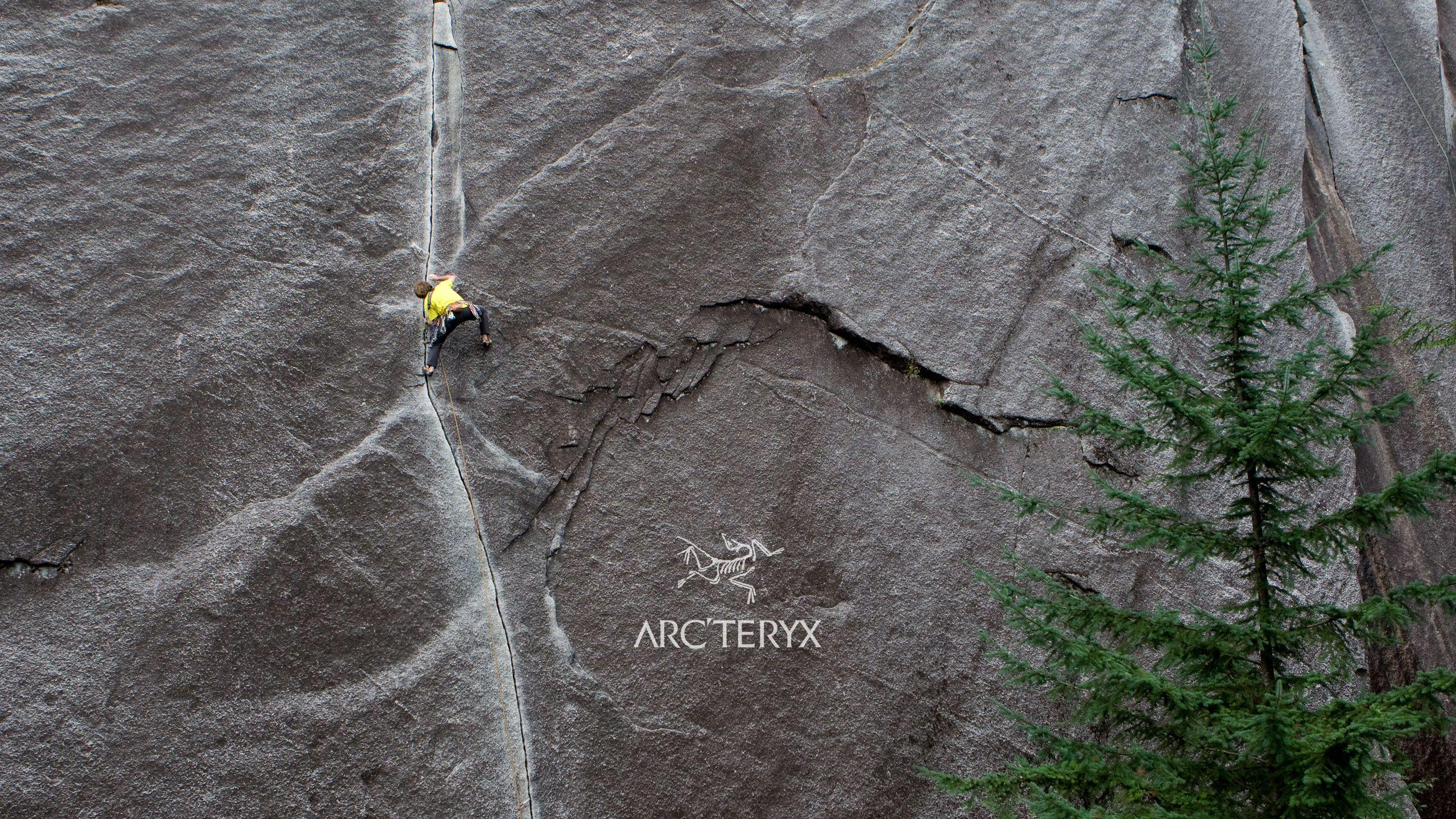 2560x1440 Arc'teryx #GetOutThere. Rock climbing, Rock climbers, Climbing
