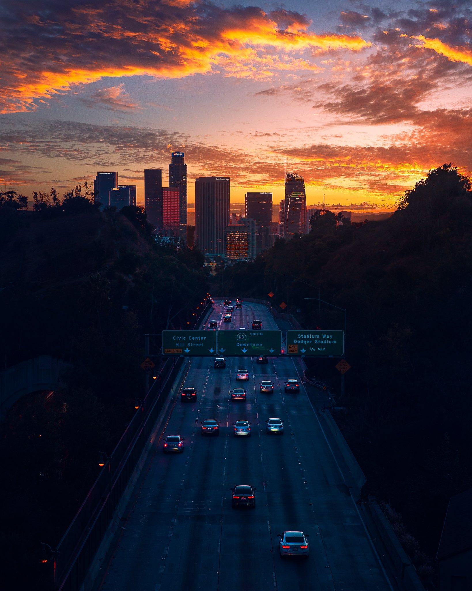 1638x2048 Highway Building City Sunset Portrait Display Car Road Wallpaper:1638x2048
