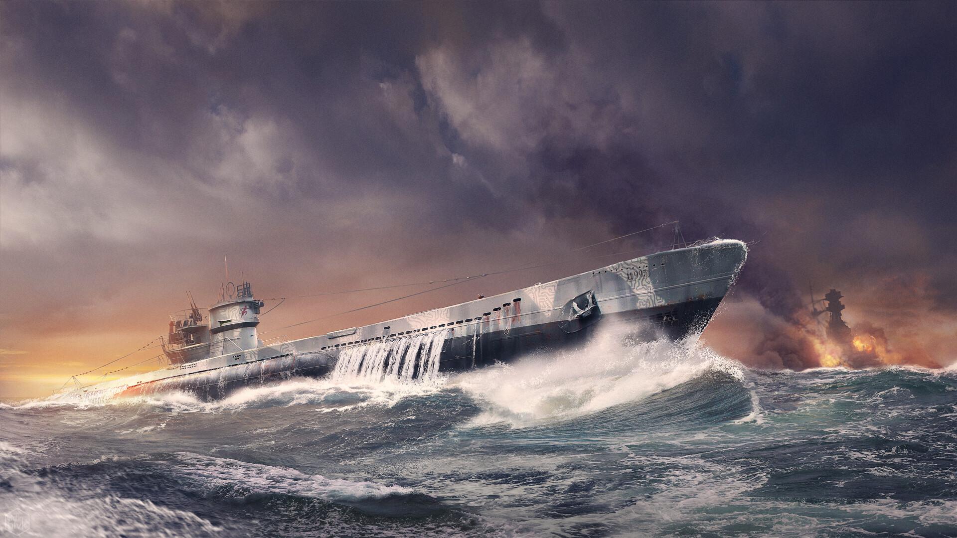 1920x1080 Uboat Wallpaper
