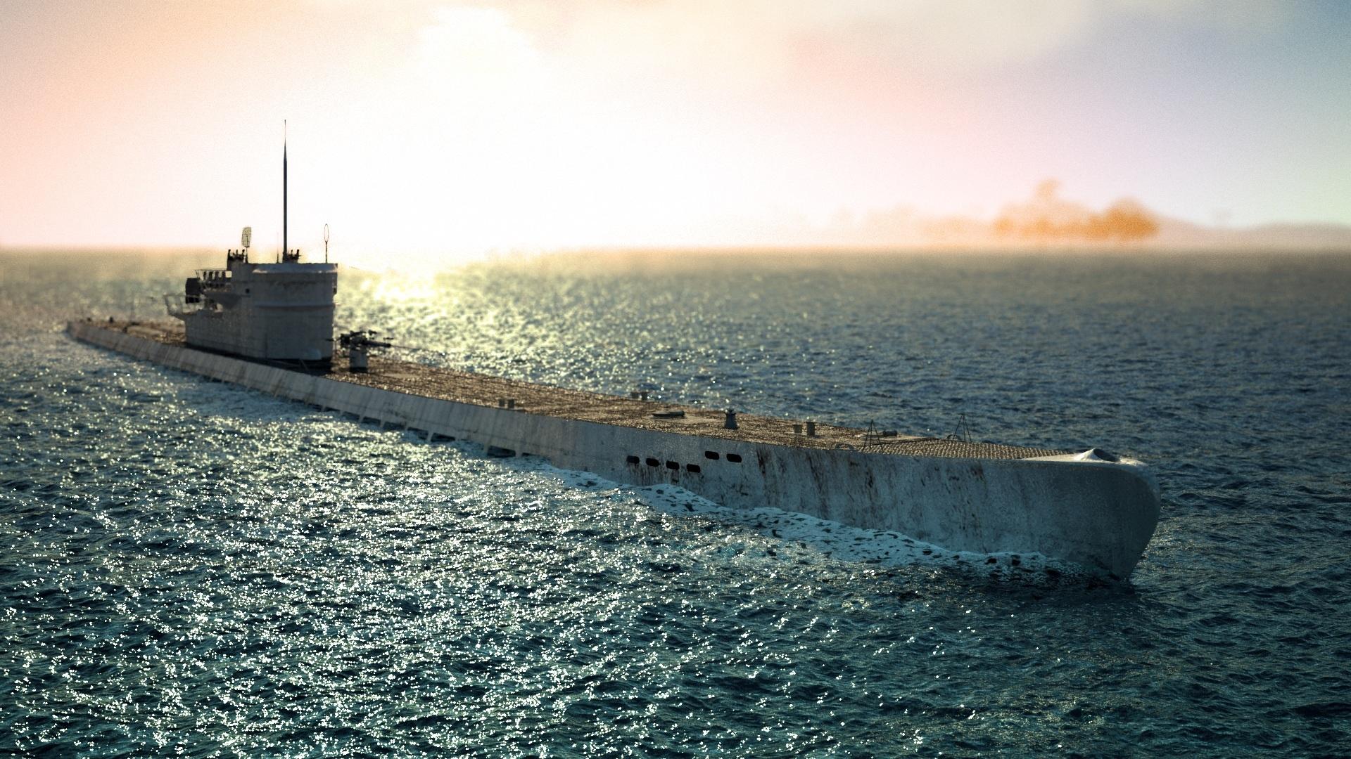 1920x1080 Download Wallpaper Germany, Submarine, Sunny, U Boat, Section Weapon In Resolution 1920x1080