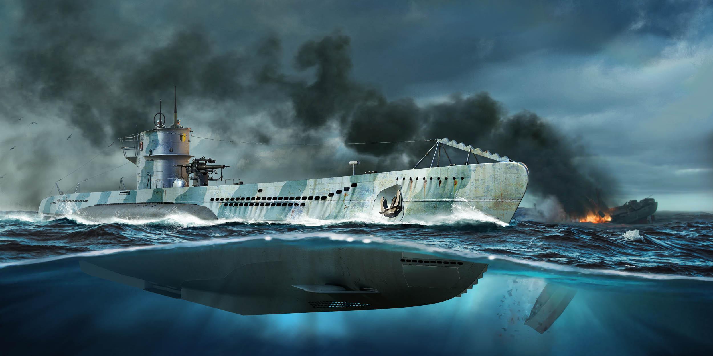2500x1250 Trumpeter 05912 1 144 Dkm Type Vii C U Boat Plastic Model Warship Kit Building Kits