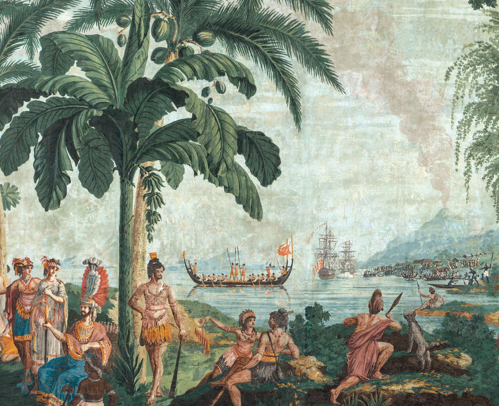 1600x1300 Panoramic wallpaper Peoples of the Pacific Ocean. Pacific island and lush vegetation