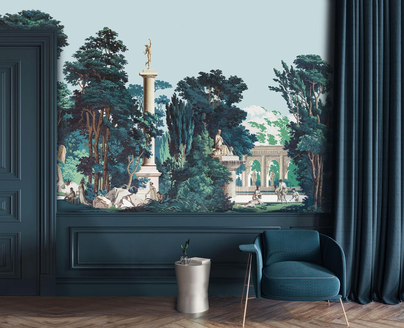 1316x1068 Panoramic wallpaper wallcovering. Le Grand Siècle