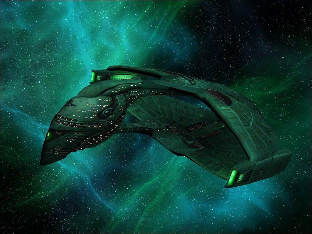 1024x768 Romulan Warbird (24th century) Trek: Deep Space Nine. Star trek art, Star trek wallpaper, Star trek starships