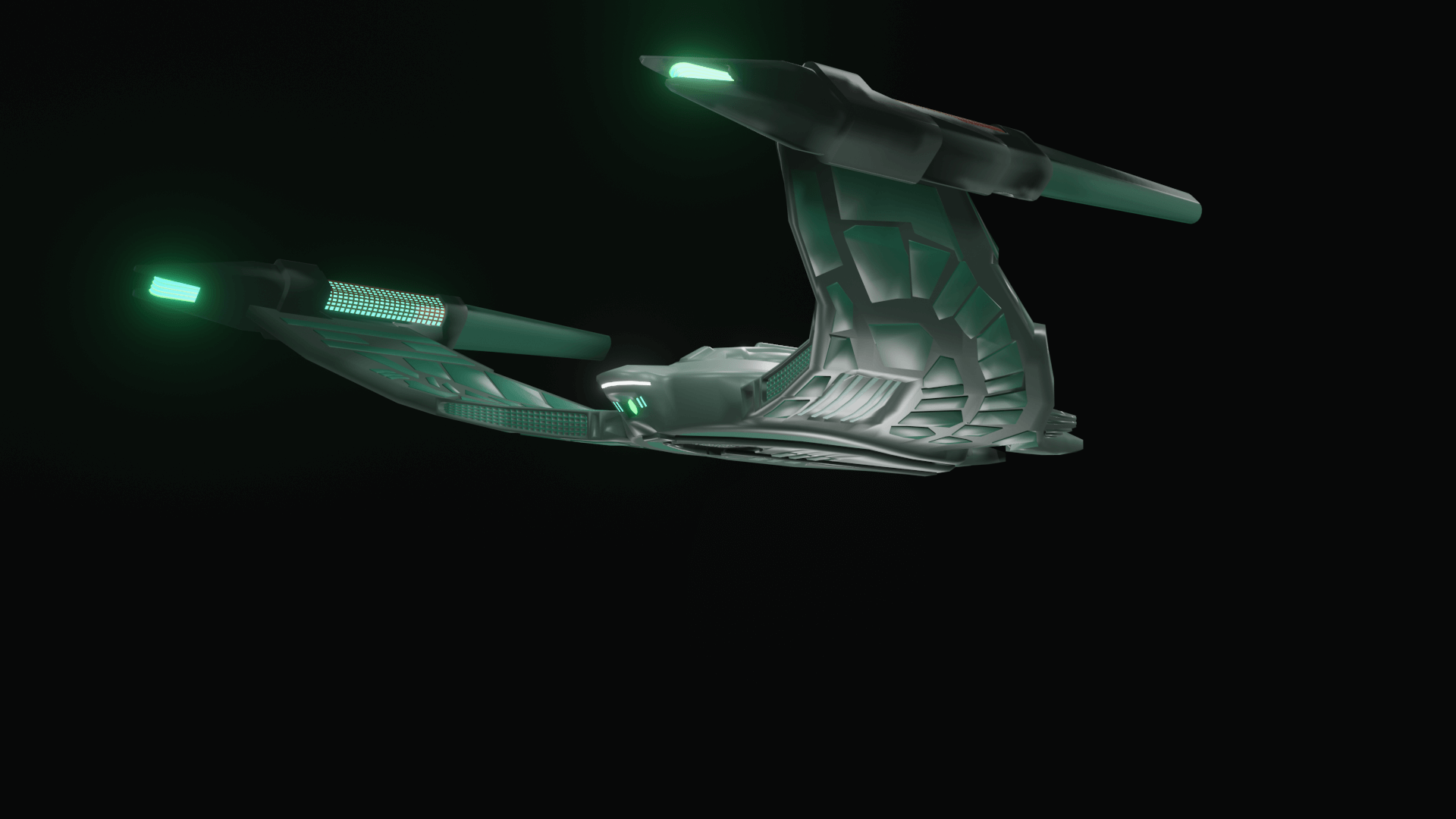 1920x1080 Kroixus A Romulan Ship 3D Render