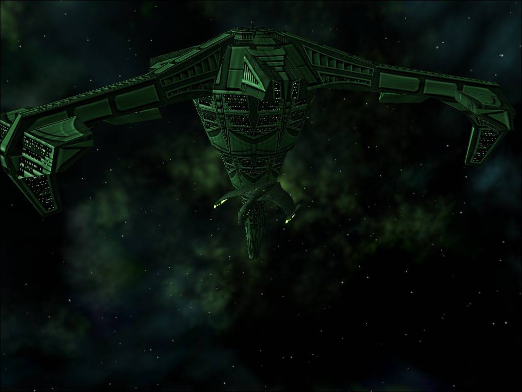 1024x768 Romulan Base and Shrike Kitbash Trek: Armada II