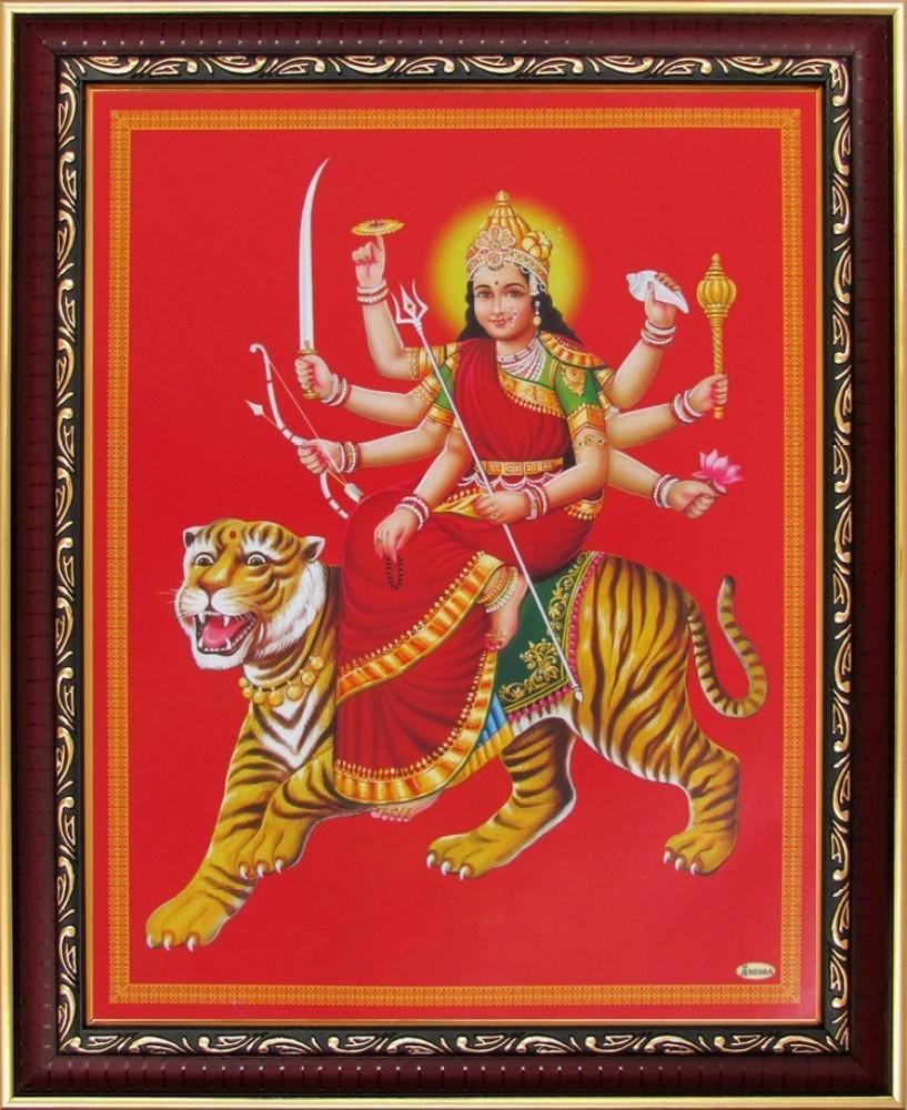 817x1000 Goddess Amba Ambaji Maa Sheravali Poster Paper Print & Paintings, Religious, Decorative Posters In India Art, Film, Design, Movie, Music, Nature And Educational Paintings Wallpaper At