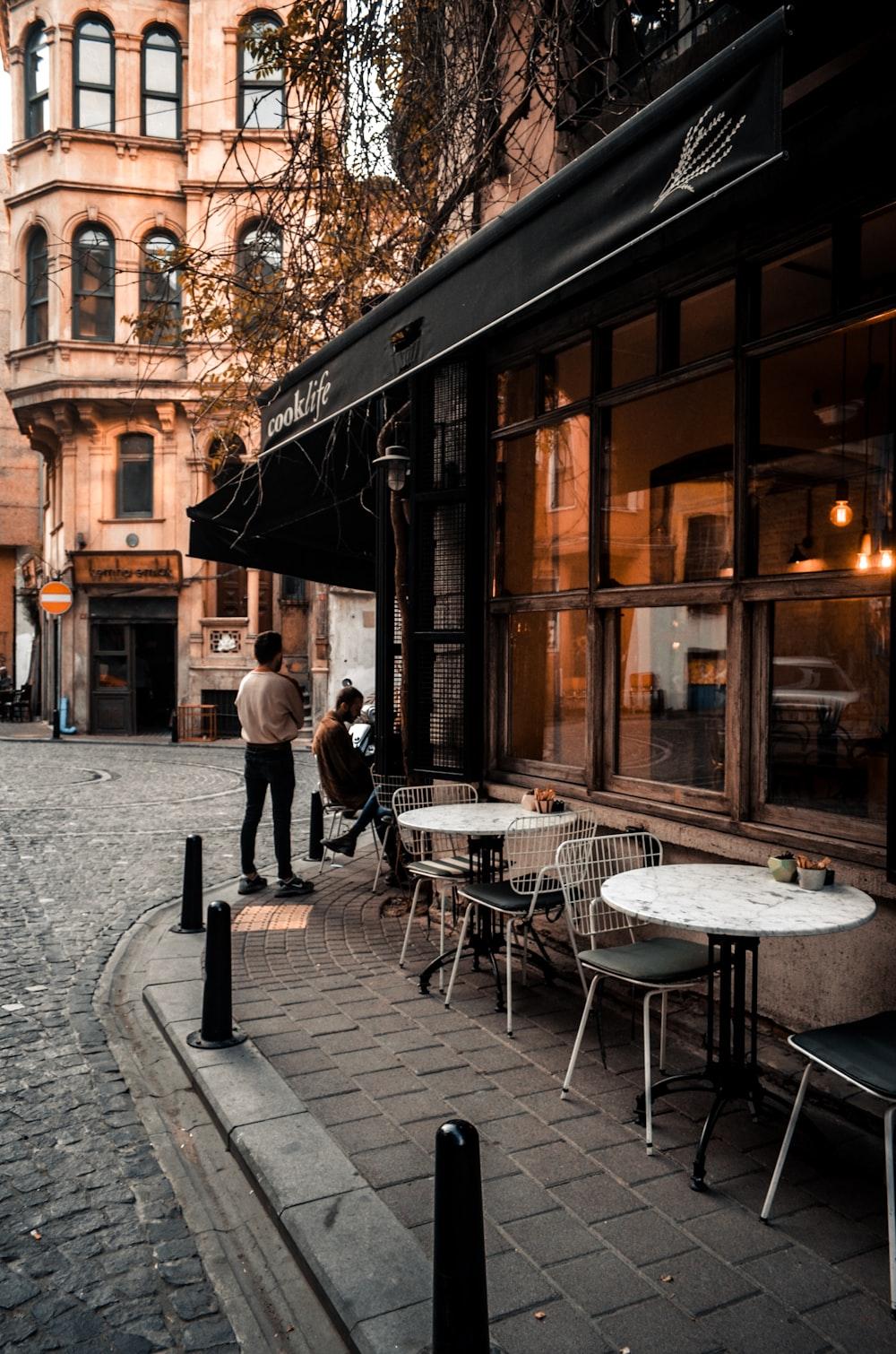 1000x1510 Street Cafe Picture. Download Free Image