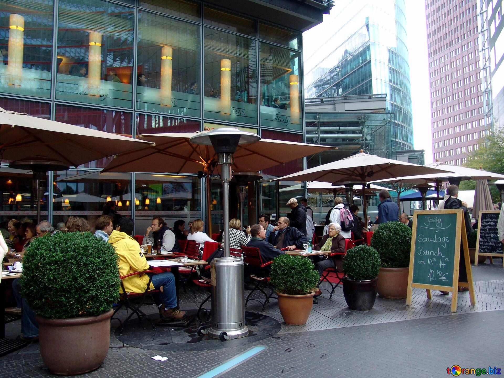 1920x1440 Street cafe free image - № 11912