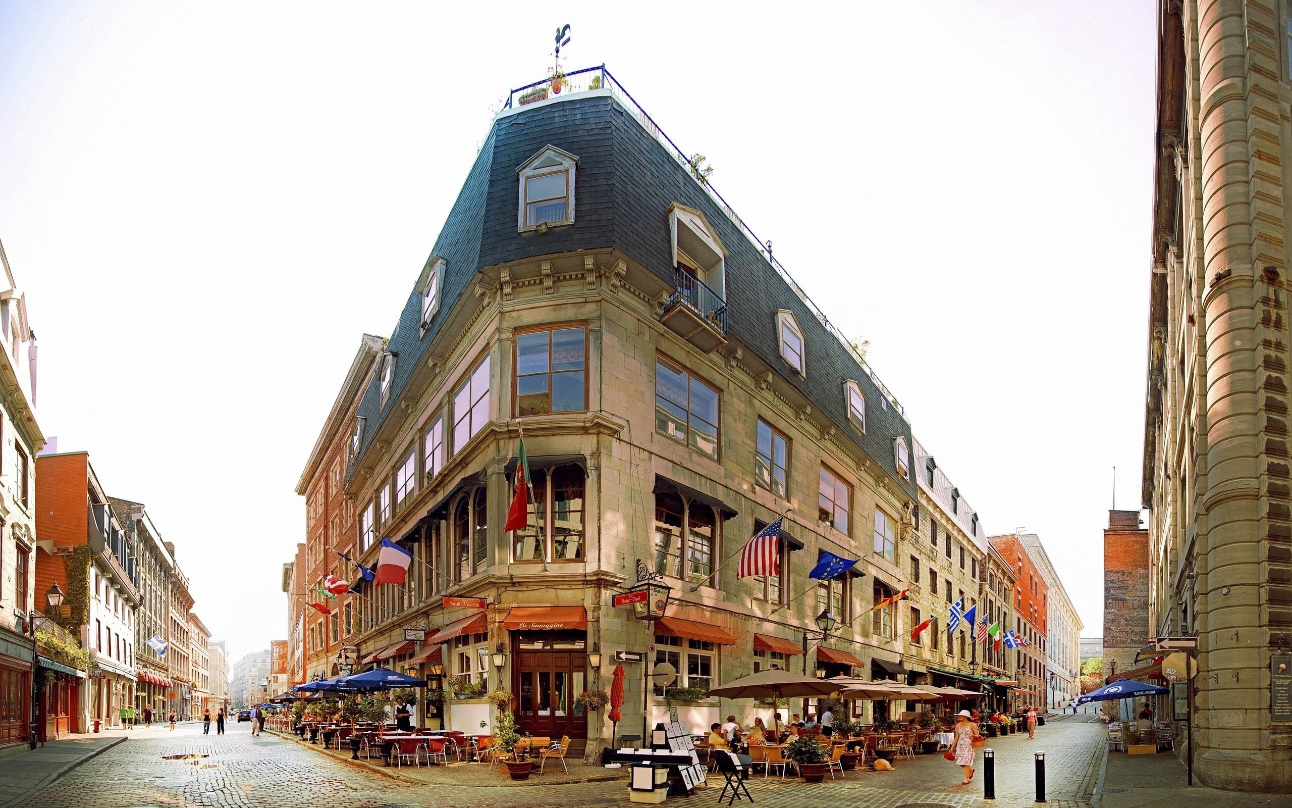 2560x1600 Wallpaper City street, cafe, people 2560x1600 HD Picture, Image