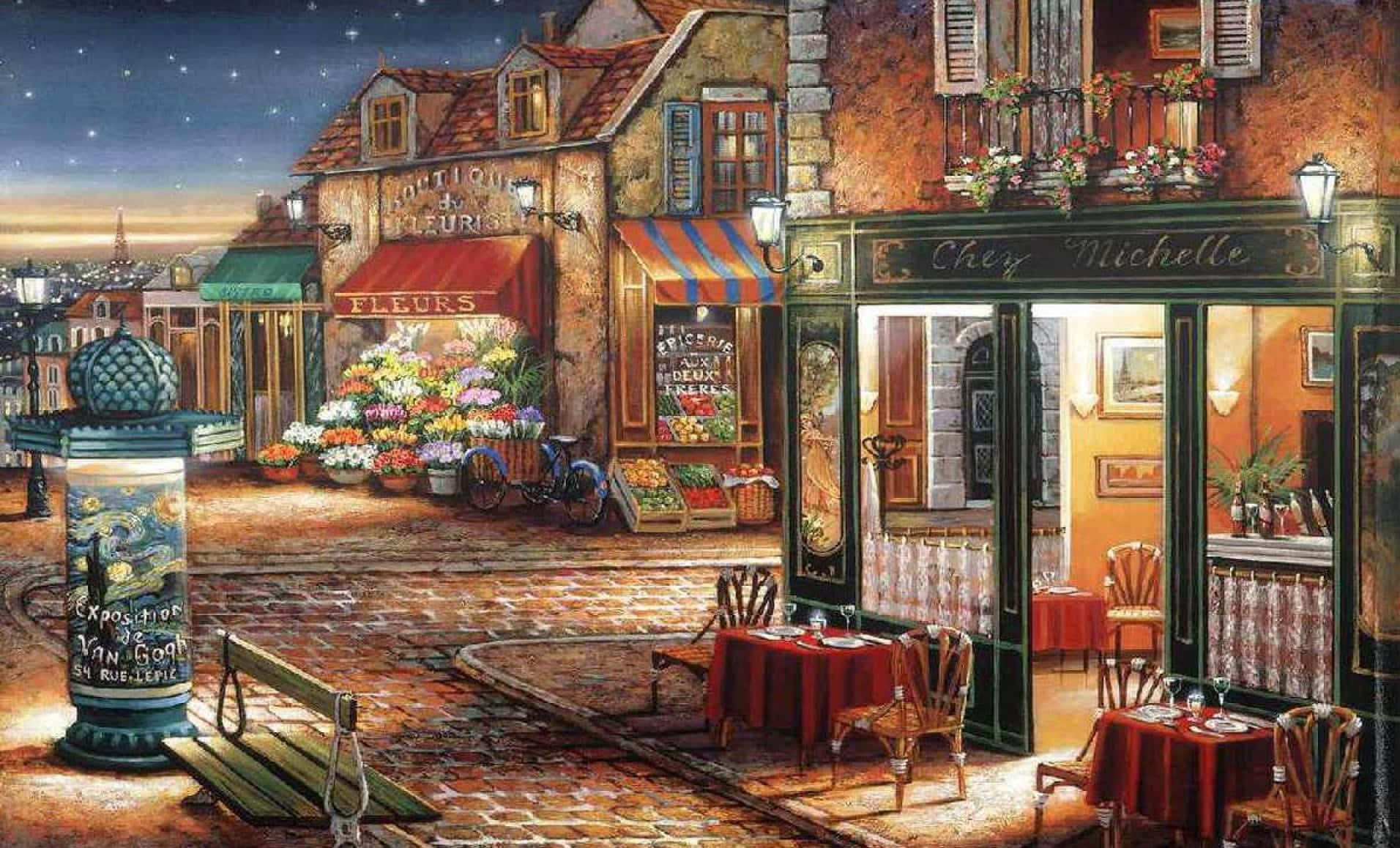 1912x1158 Download Aesthetic Cafe Anime Wallpaper